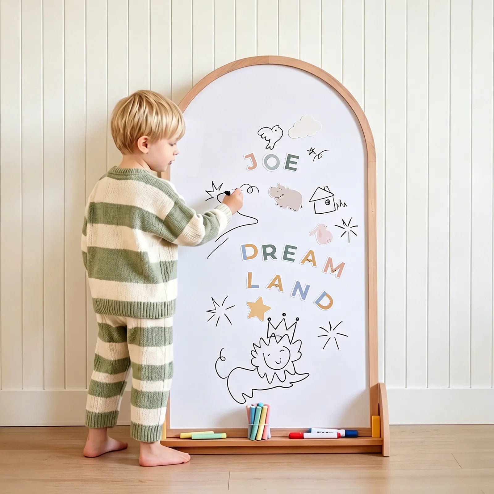 Tiny Land® Double-sided Arched Magnet Chalkboard