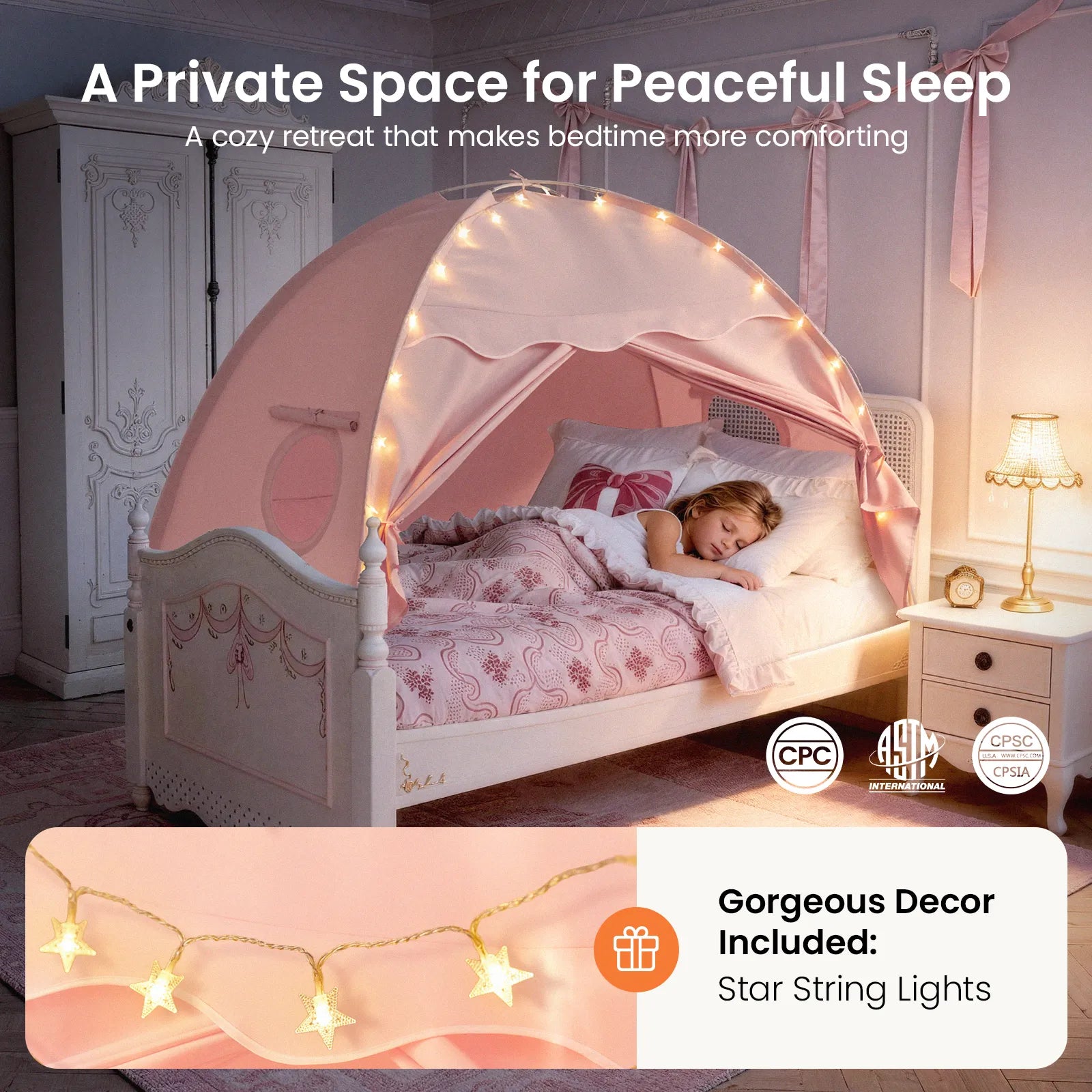 ® Versatile Kids Bed Tent & Play Tent
