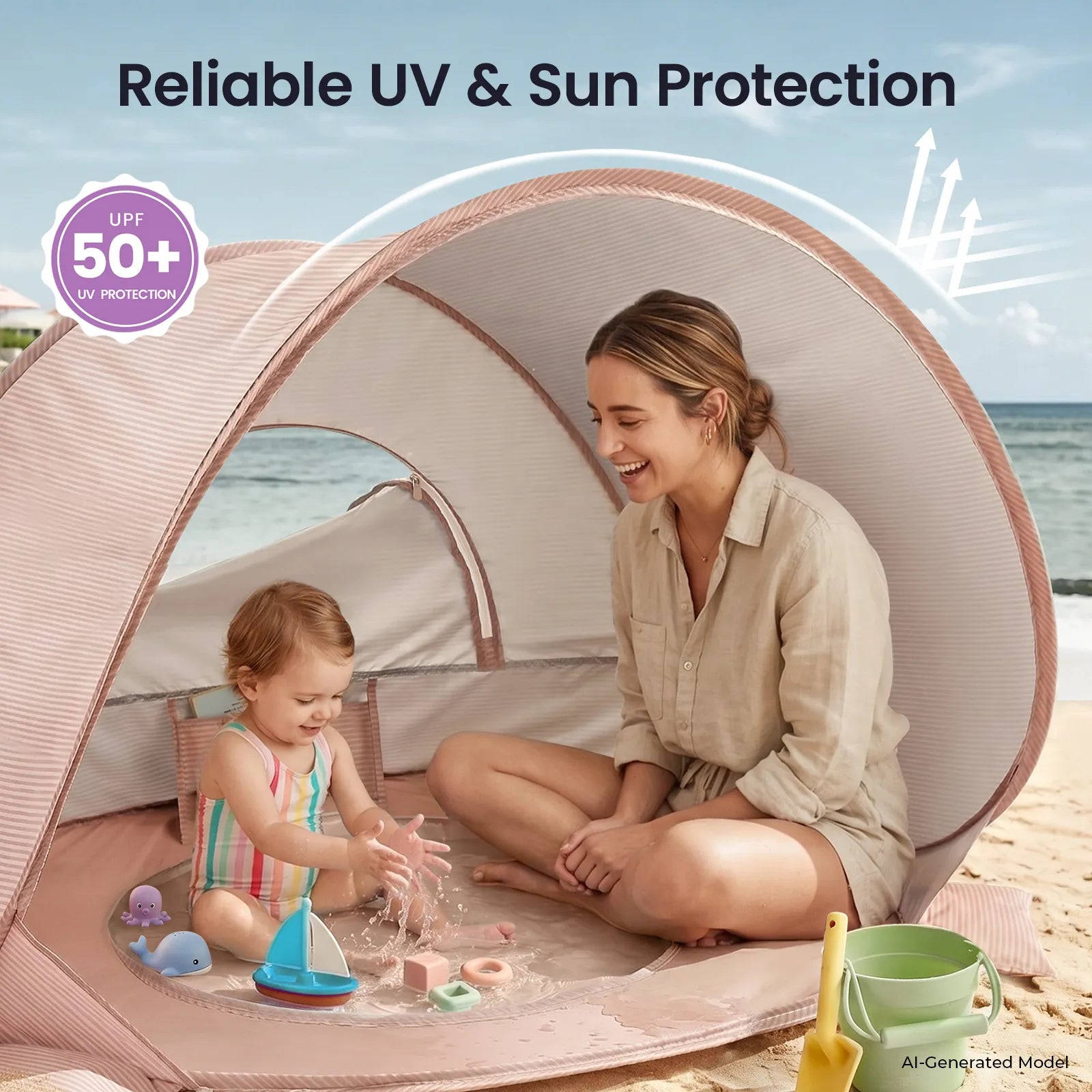 ® 3-in-1 Baby Beach Tent