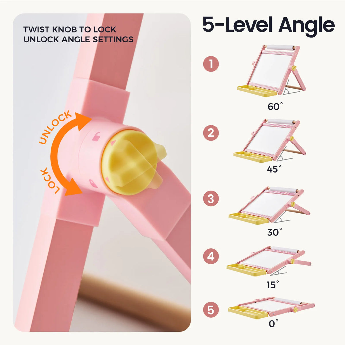 ® Double-sided Magnetic Tabletop Easel