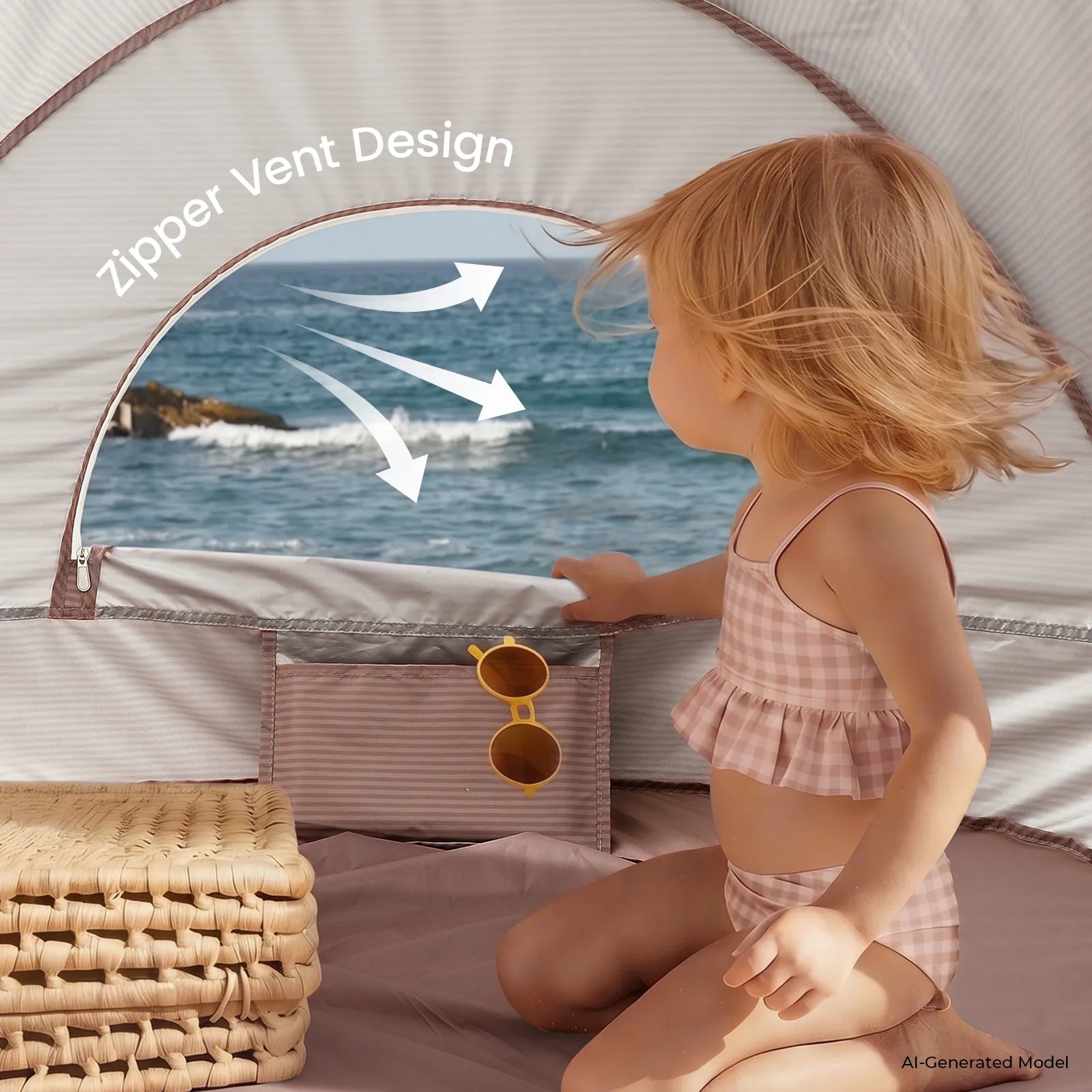 ® 3-in-1 Baby Beach Tent