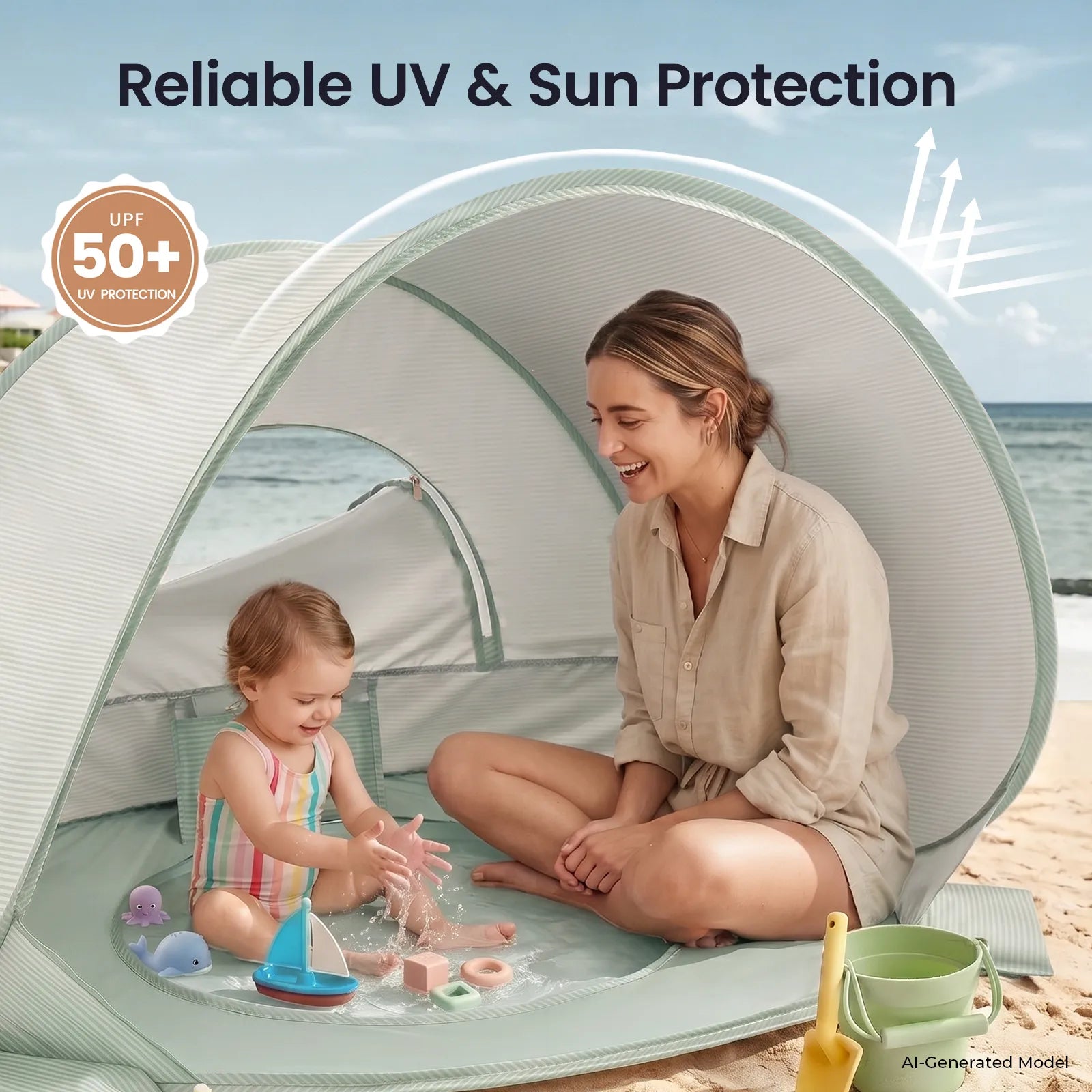 ® 3-in-1 Baby Beach Tent