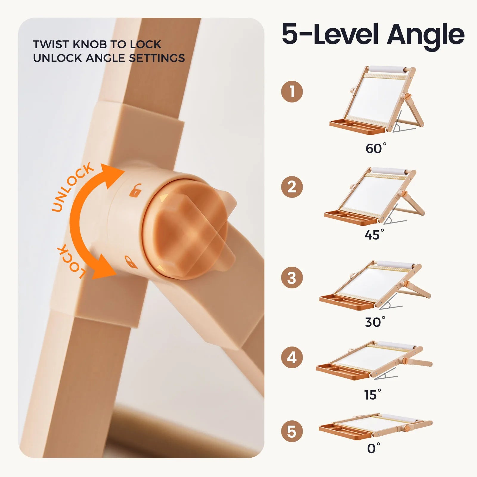 ® Double-sided Magnetic Tabletop Easel