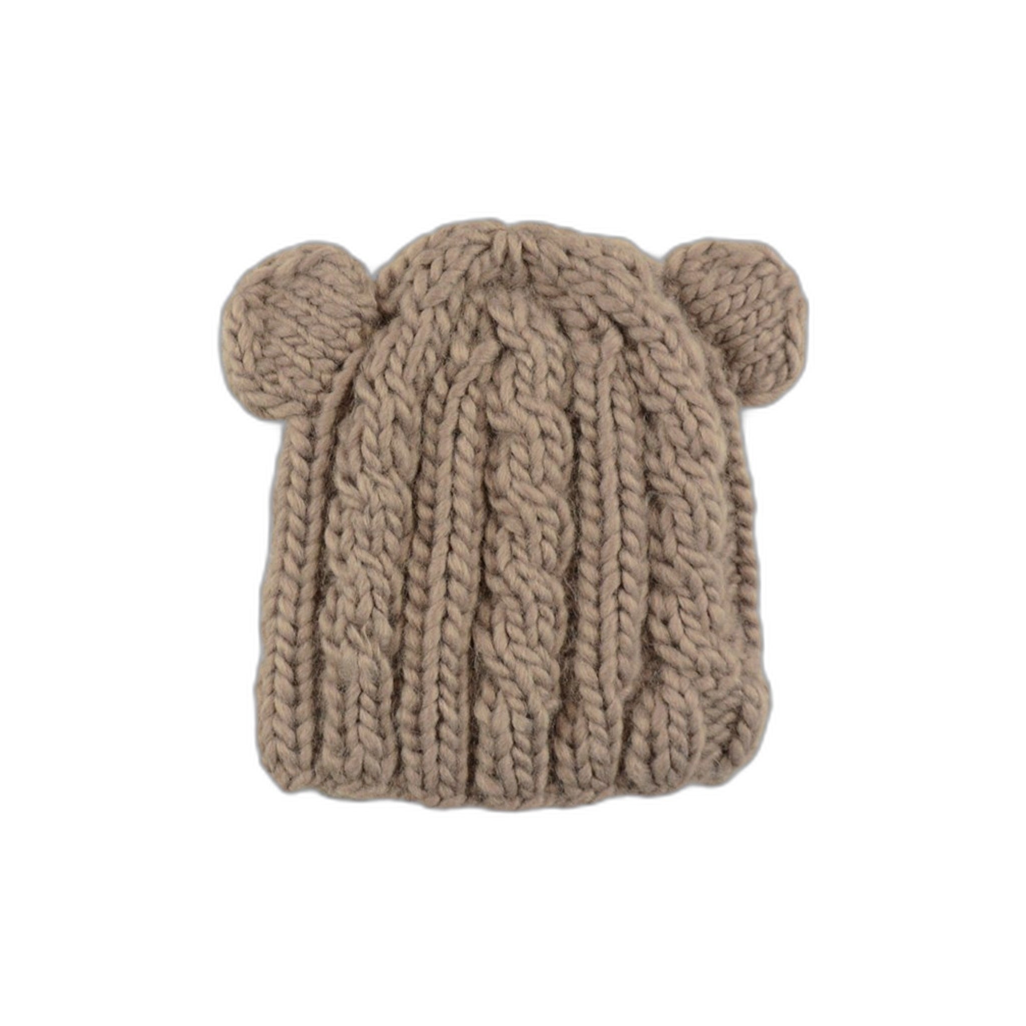 Julian Cable Bear Knit Hat