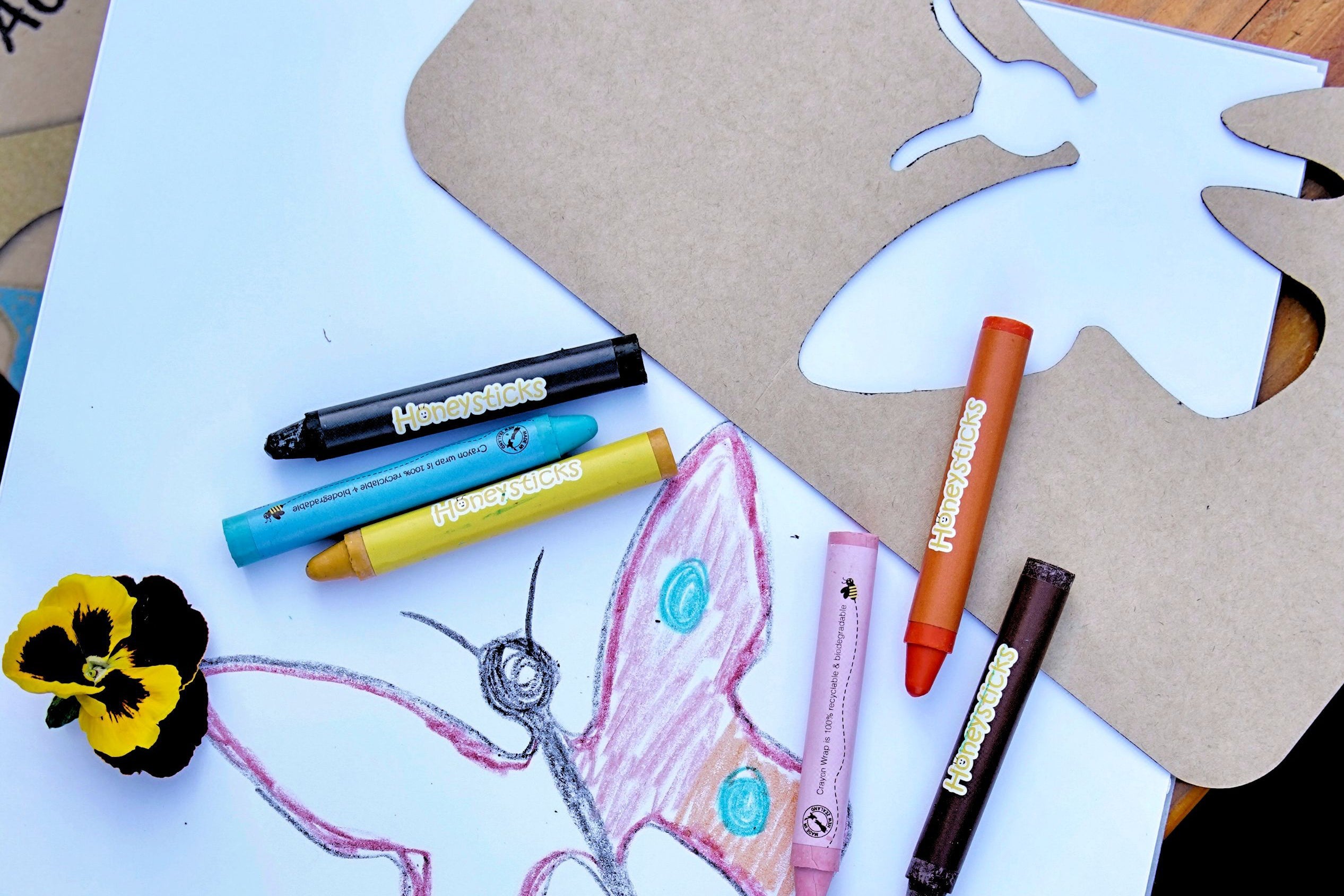 Stencils And Crayons Activity Set