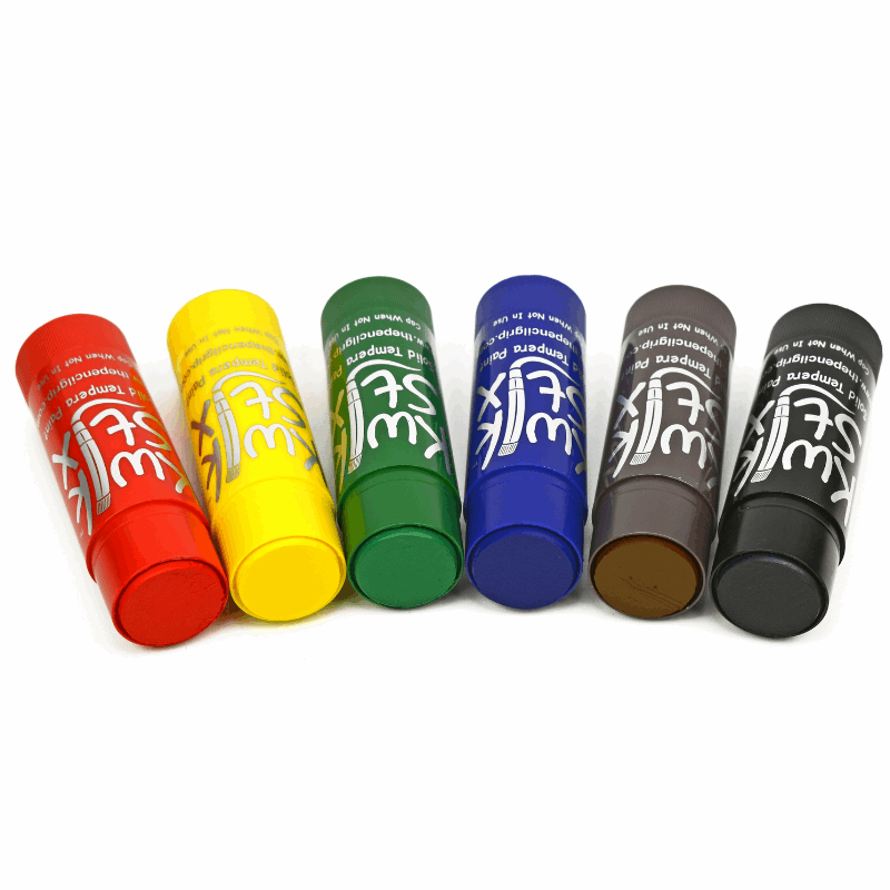 Jumbo Kwik Stix Paint Sticks, Set Of 6 Classic Colors