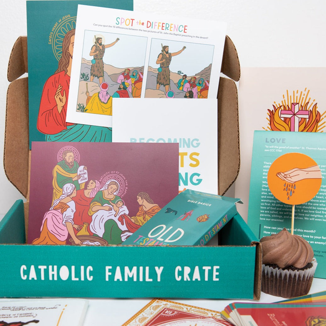 Nativity Of John The Baptist, Sacred Heart & The Old Testament Crate