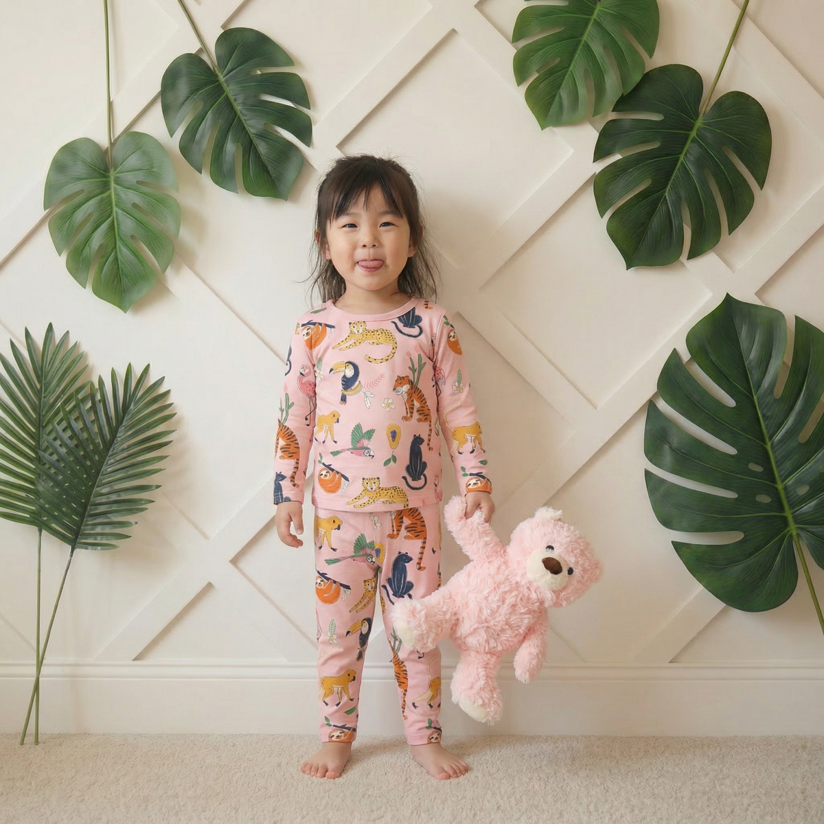 Jungle Medley L/s Pajama