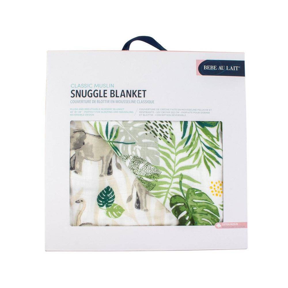 Jungle + Rainforest Premium Cotton Snuggle Blanket