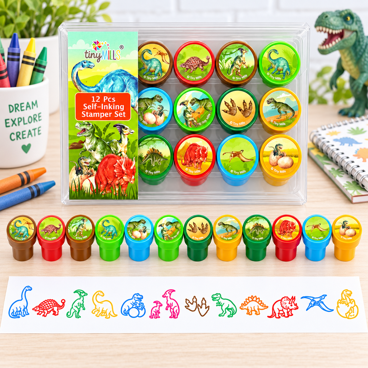 Jurassic Dinosaur Stamp Kit