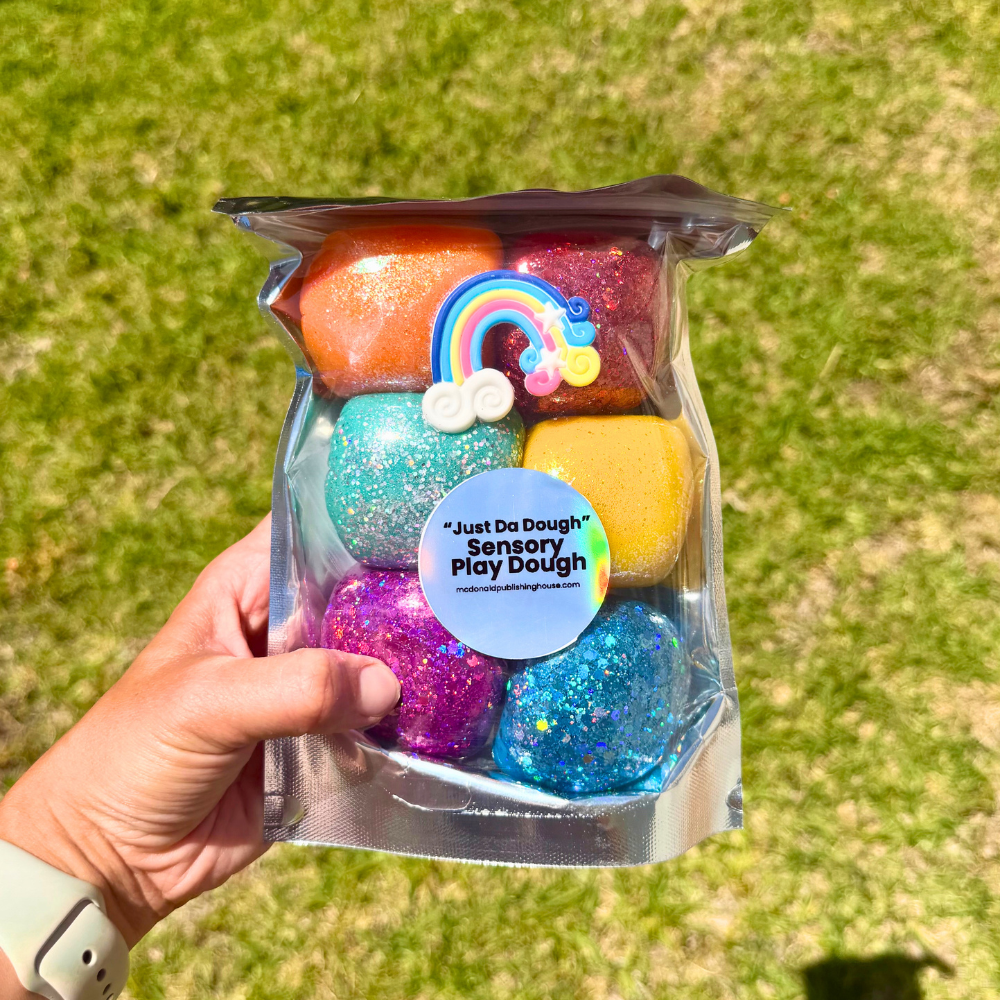 "just Da Dough" Rainbow Play Dough Pack