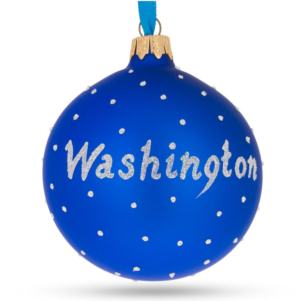 Washington, Dc Glass Ball Christmas Ornament 3.25 Inches