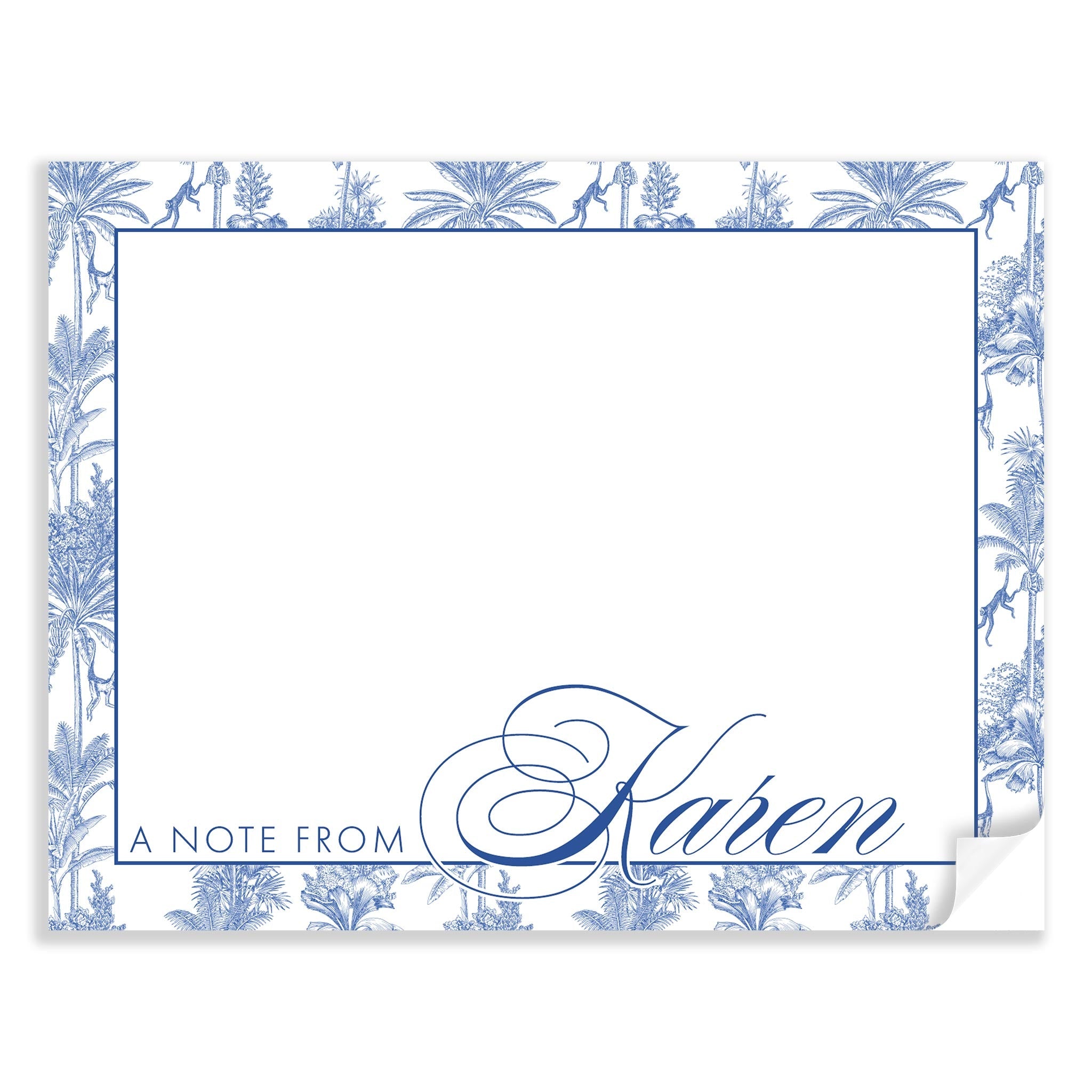 A Note From Karen Notepad