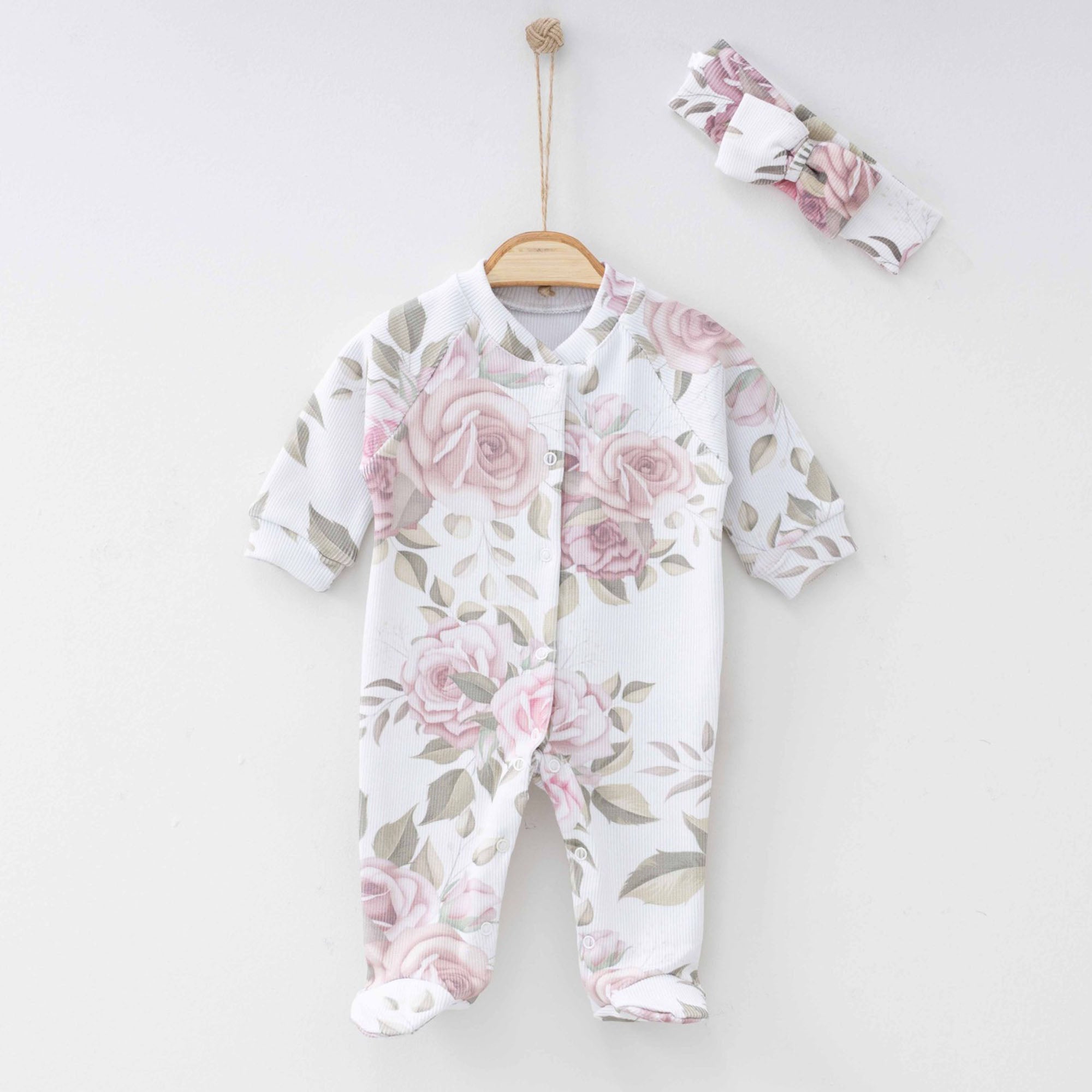 Kasey Floral Baby Onesie Set