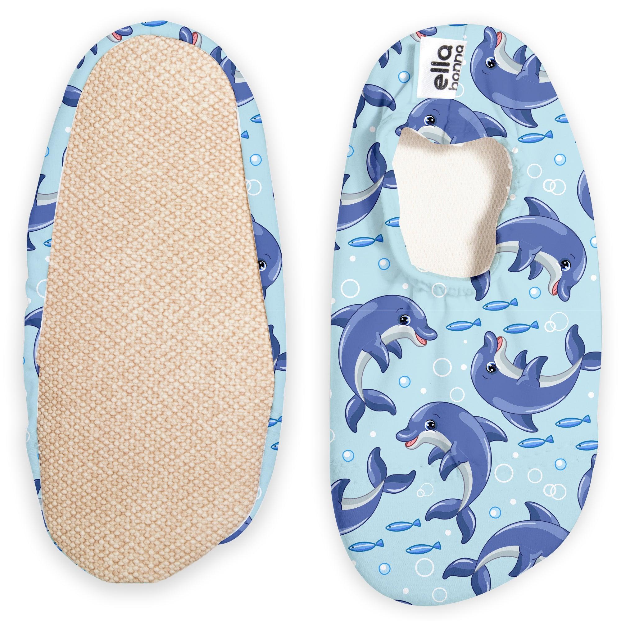Non-slip Sole, Unisex Baby, Children's Sea Shoes, Pool Booties, Dolphin