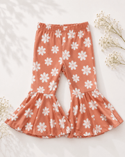 Keely Exaggerated Bell Bottoms - Peach Blossom