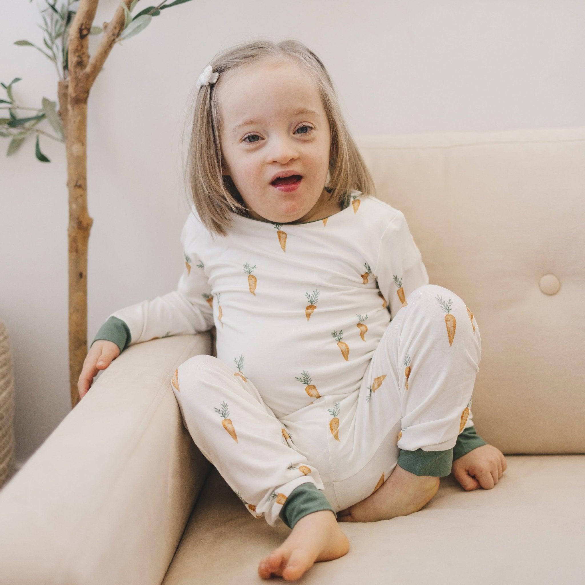 Keep Calm And Carrot On 2pc Bamboo Pajama Set