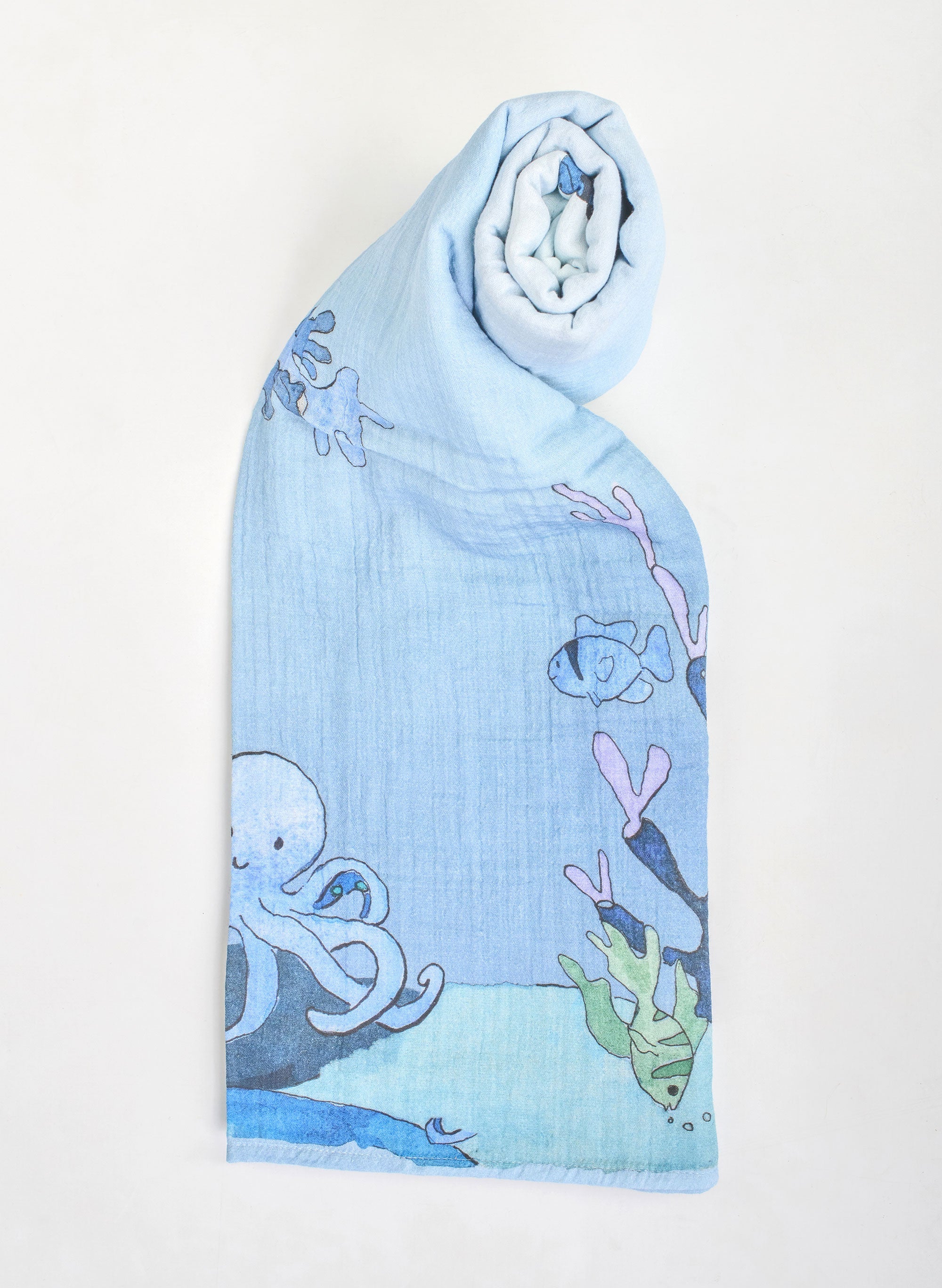 Under The Sea Shawl Blanket