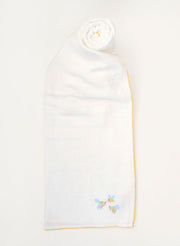 Bee Embroidered Shawl Blanket