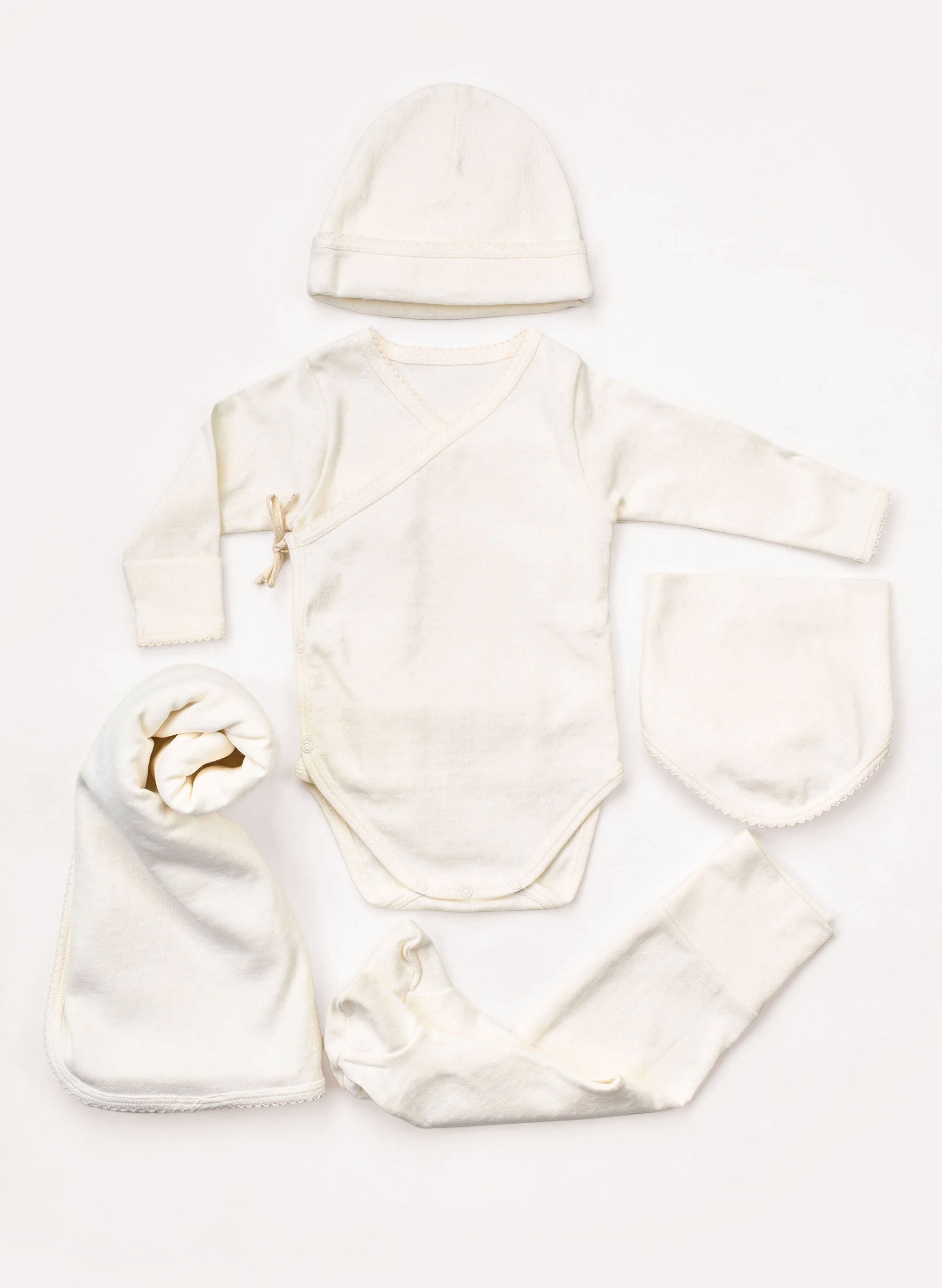 Welcome Baby Pointelle 5 Piece Set
