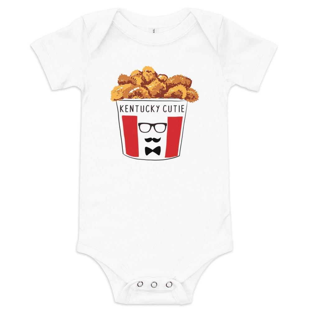 Kentucky Fried Baby Gift Bundle Bamboo Cotton Swaddle, Bib, Onesie