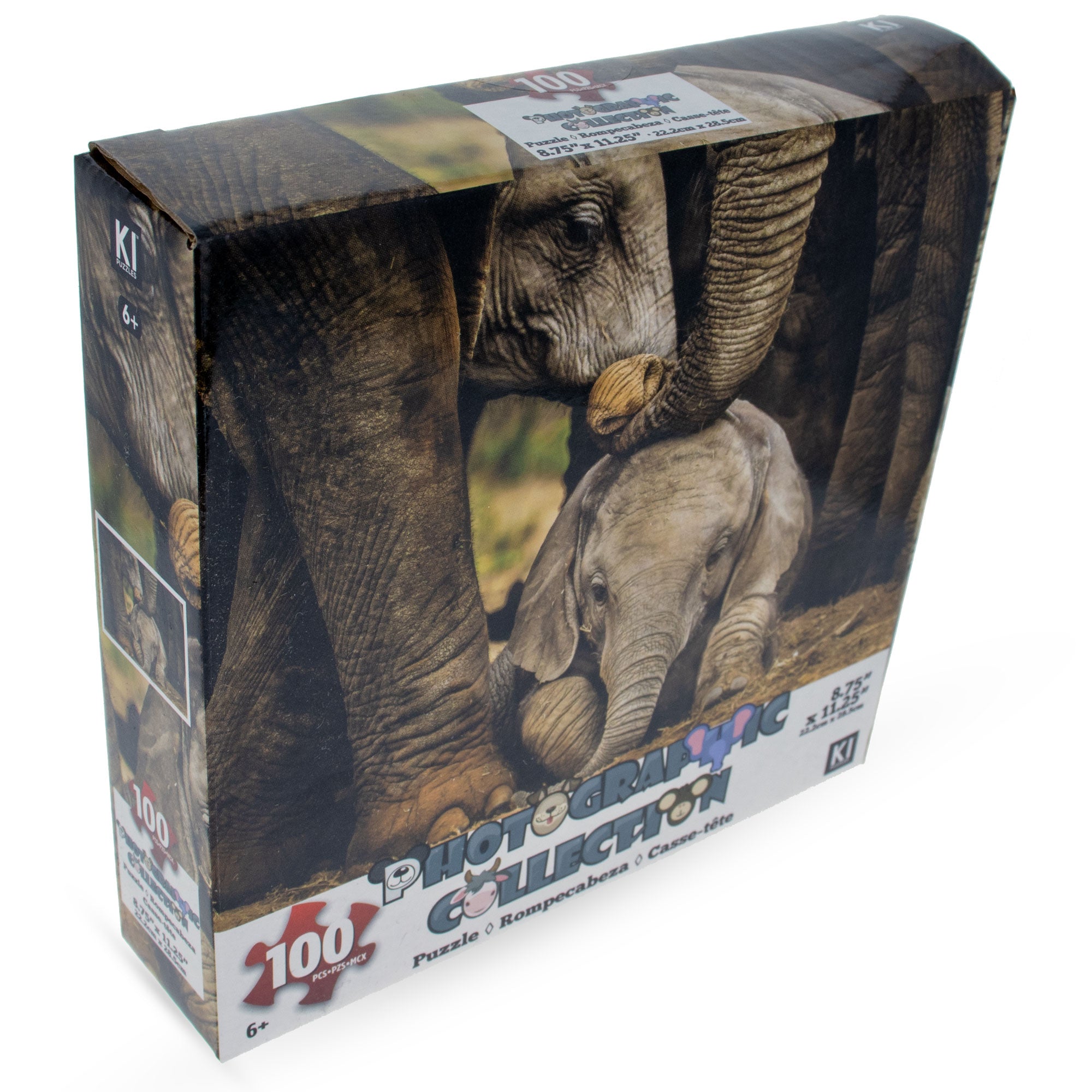 100 Piece Elephant Family Puzzle For Kids