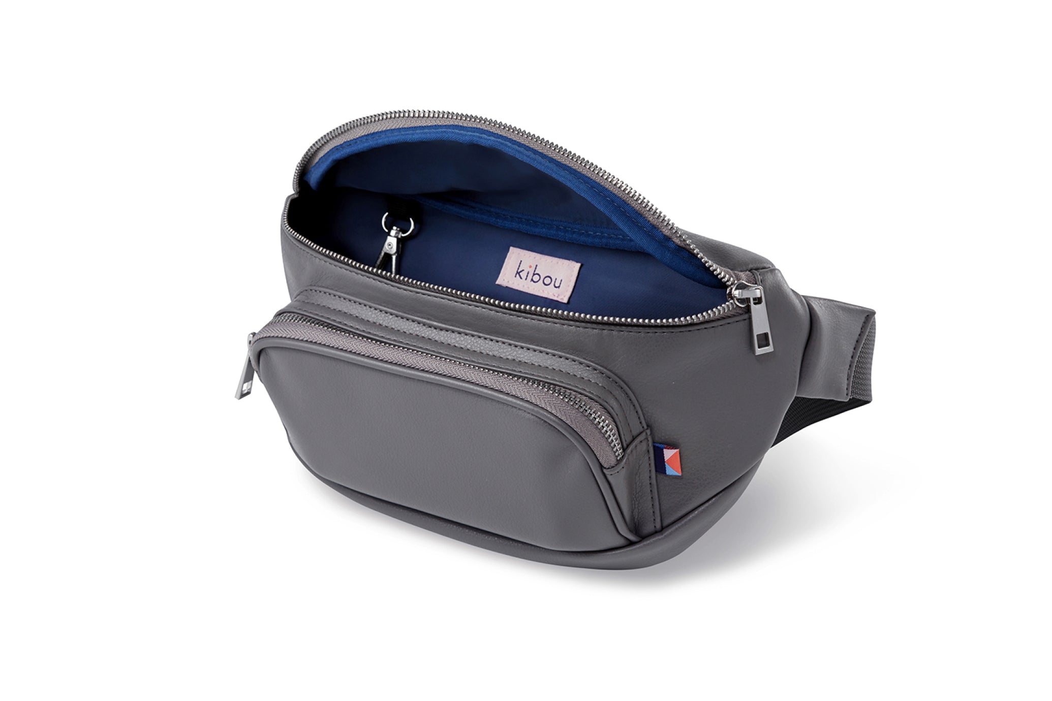 Kibou Vegan Leather Bag - Charcoal