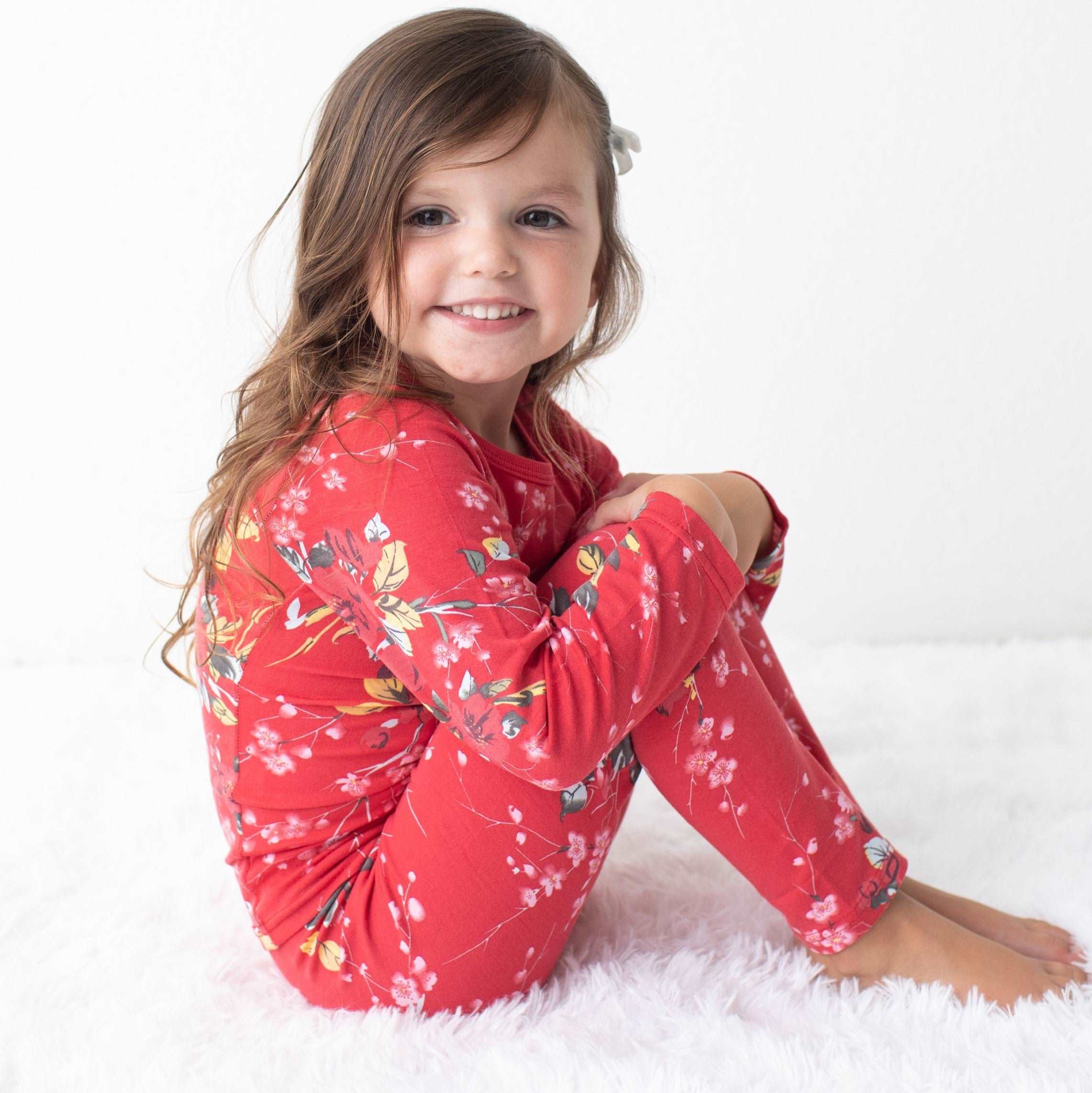 Cherry Blossom Red Pajama