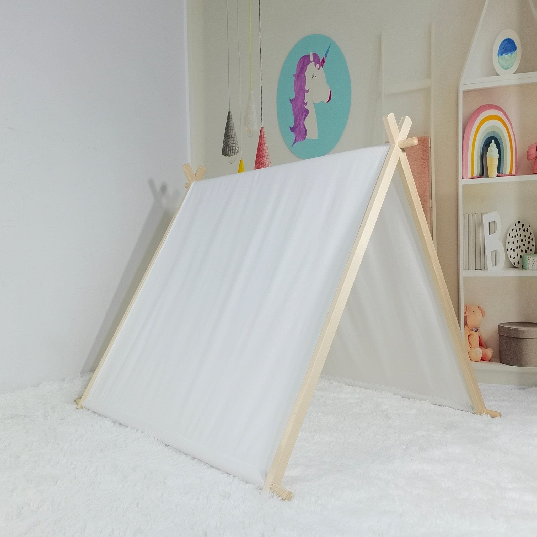 Kids A-frame Sleepover Tent Replacement Cover (cover Only)