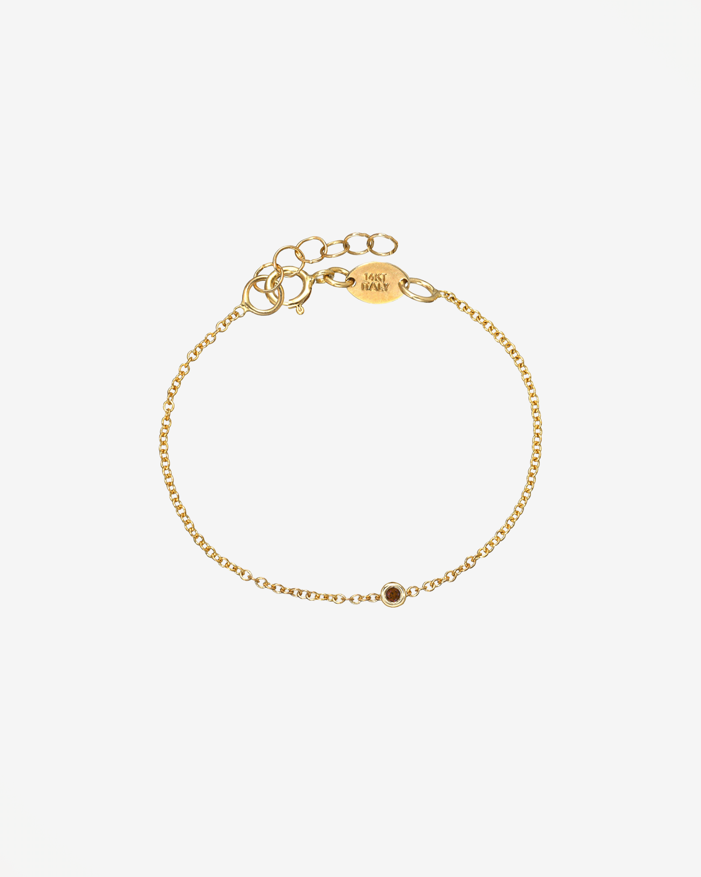 Kids Mini Birthstone Bezel Bracelet