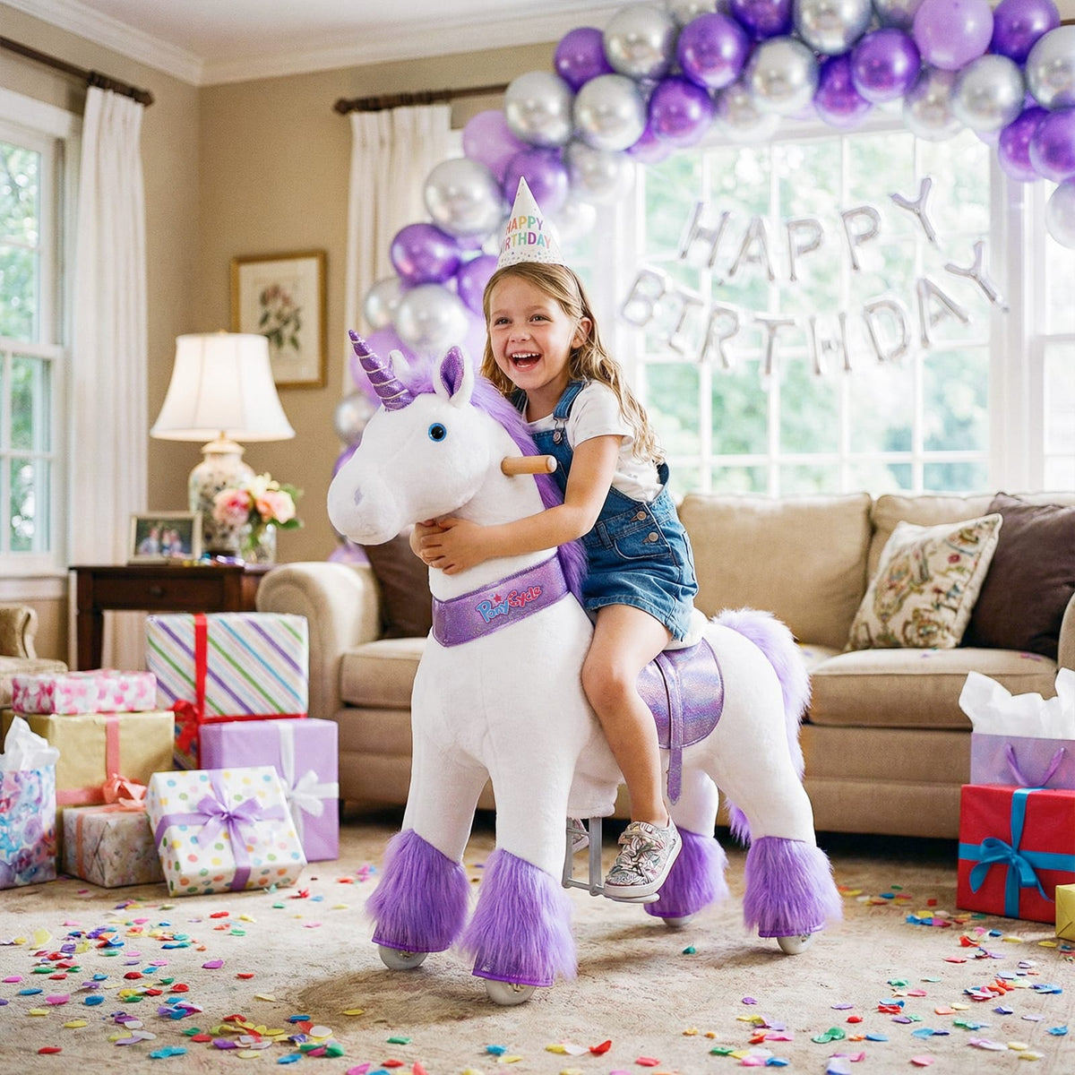 Model U® Unicorn Ride-on Toy Age 7+ – Purple
