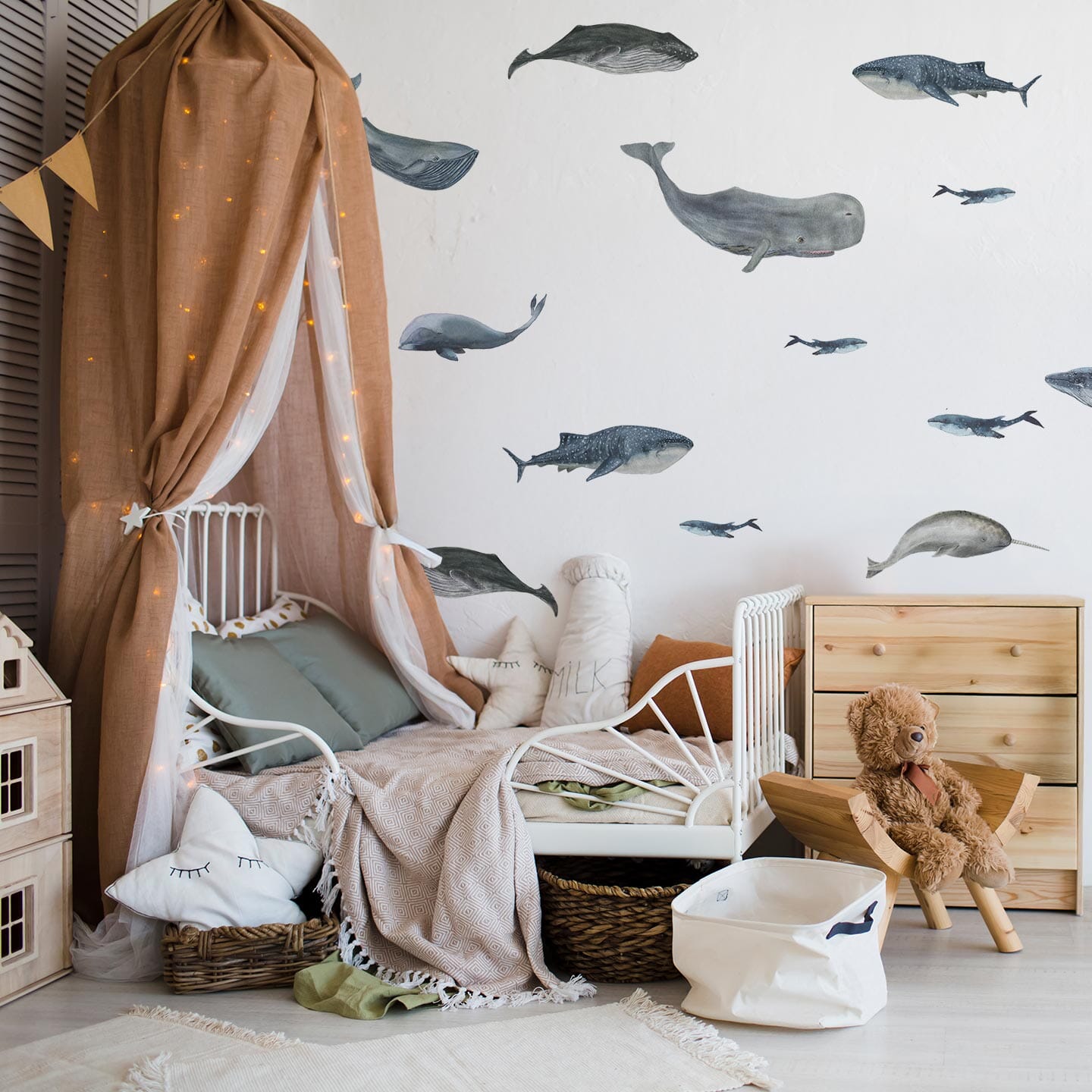 Big Whale Wall Decals