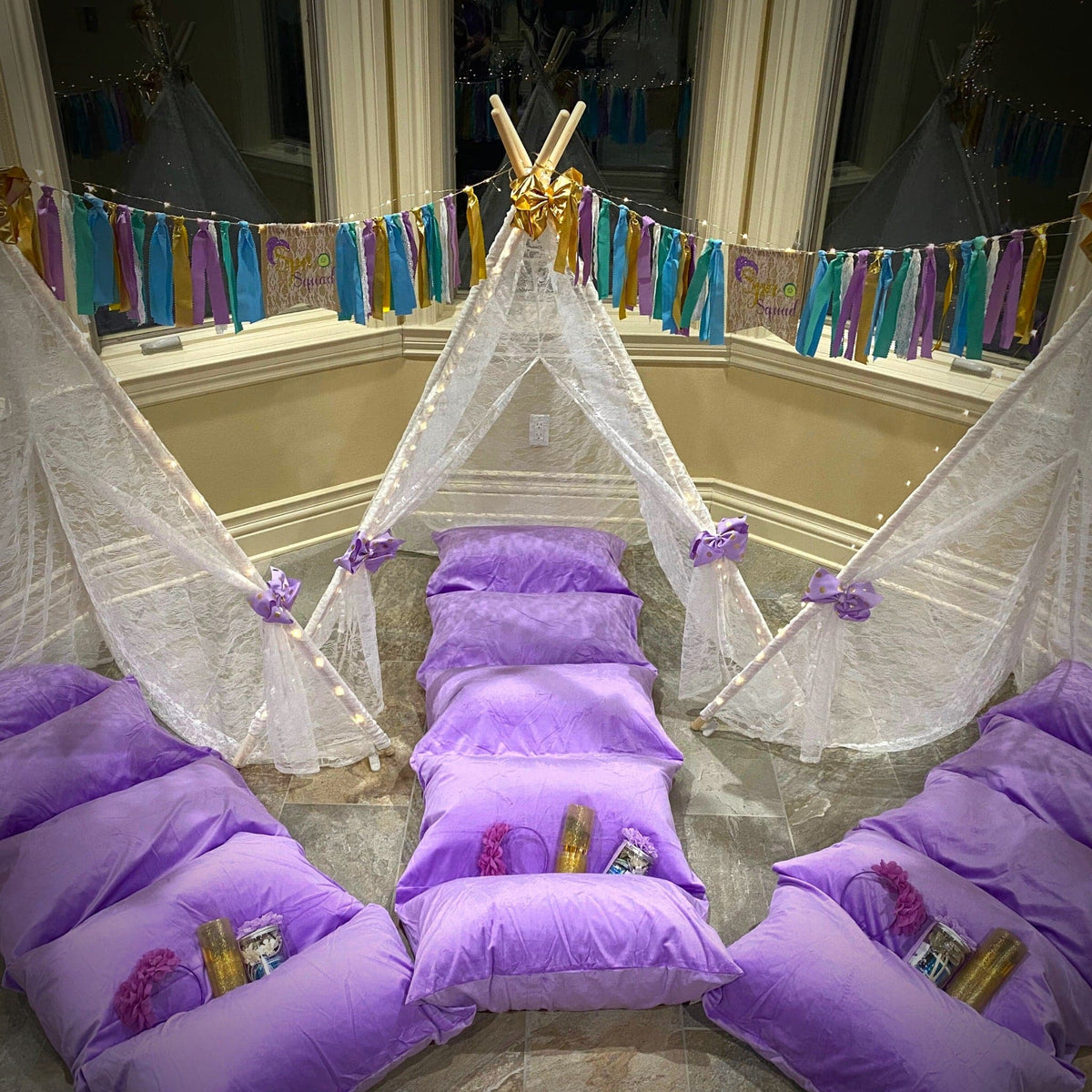 Kids Spa Party Sleepover Box, Kids Birthday Spa Decorations