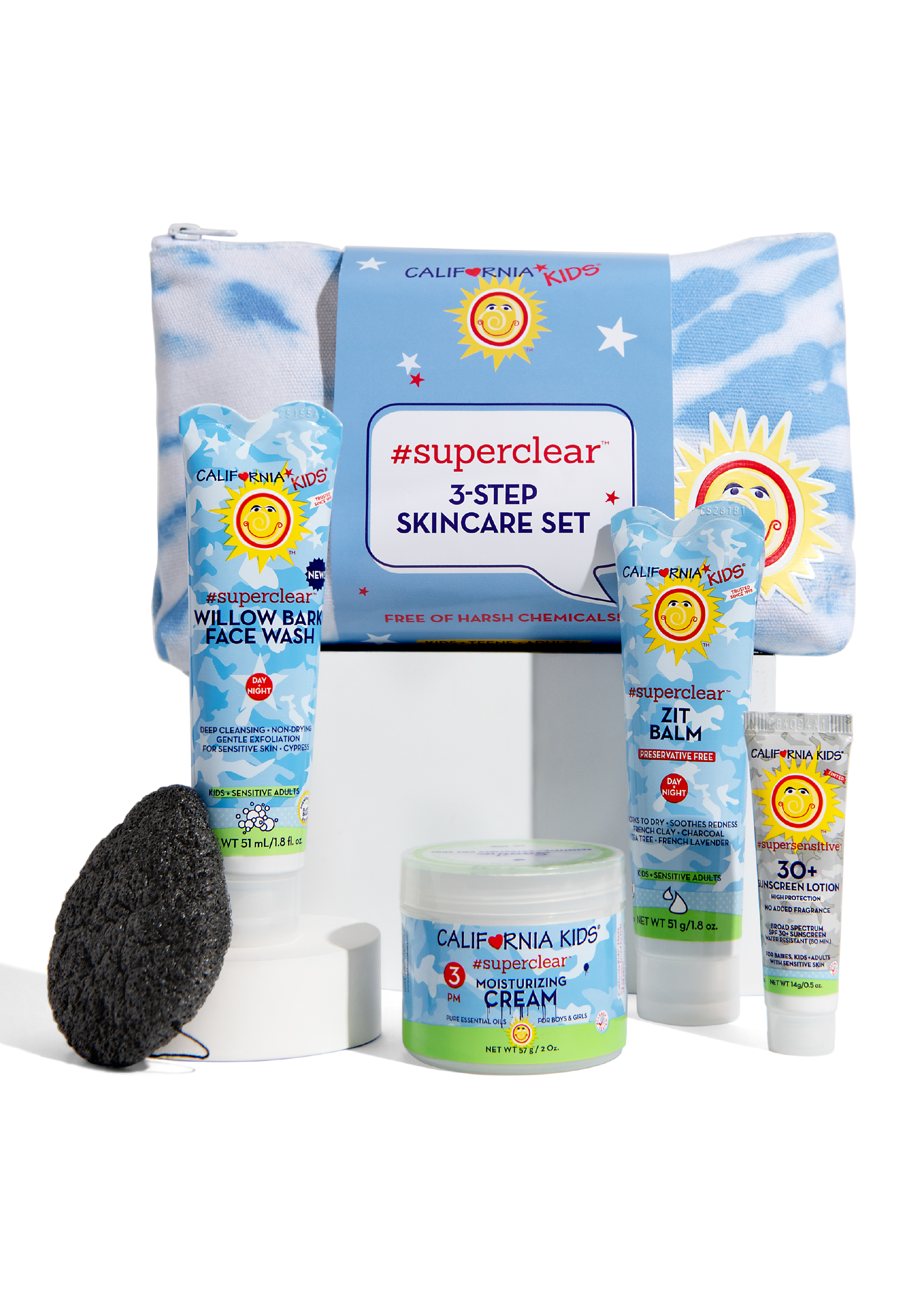 California Kids® #superclear™ 3-step Skincare Kit