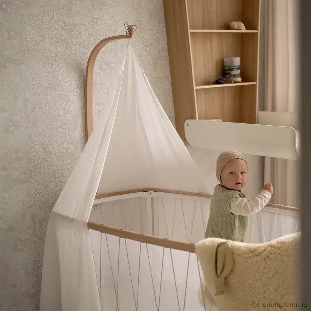 White Veil Canopy For Kimi Baby Bed