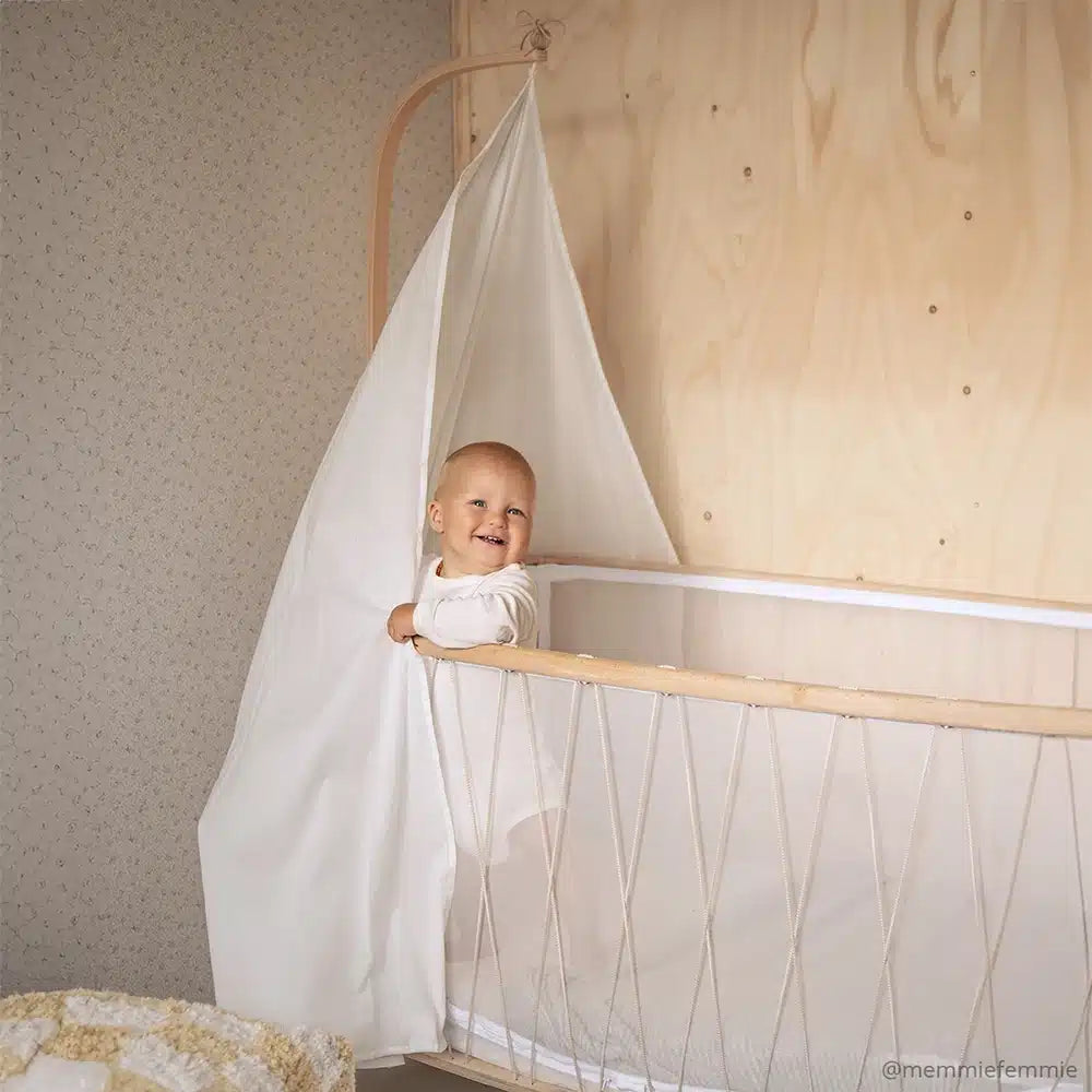 White Veil Canopy For Kimi Baby Bed