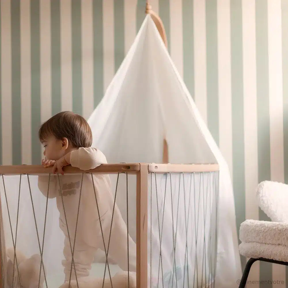 White Veil Canopy For Kimi Baby Bed