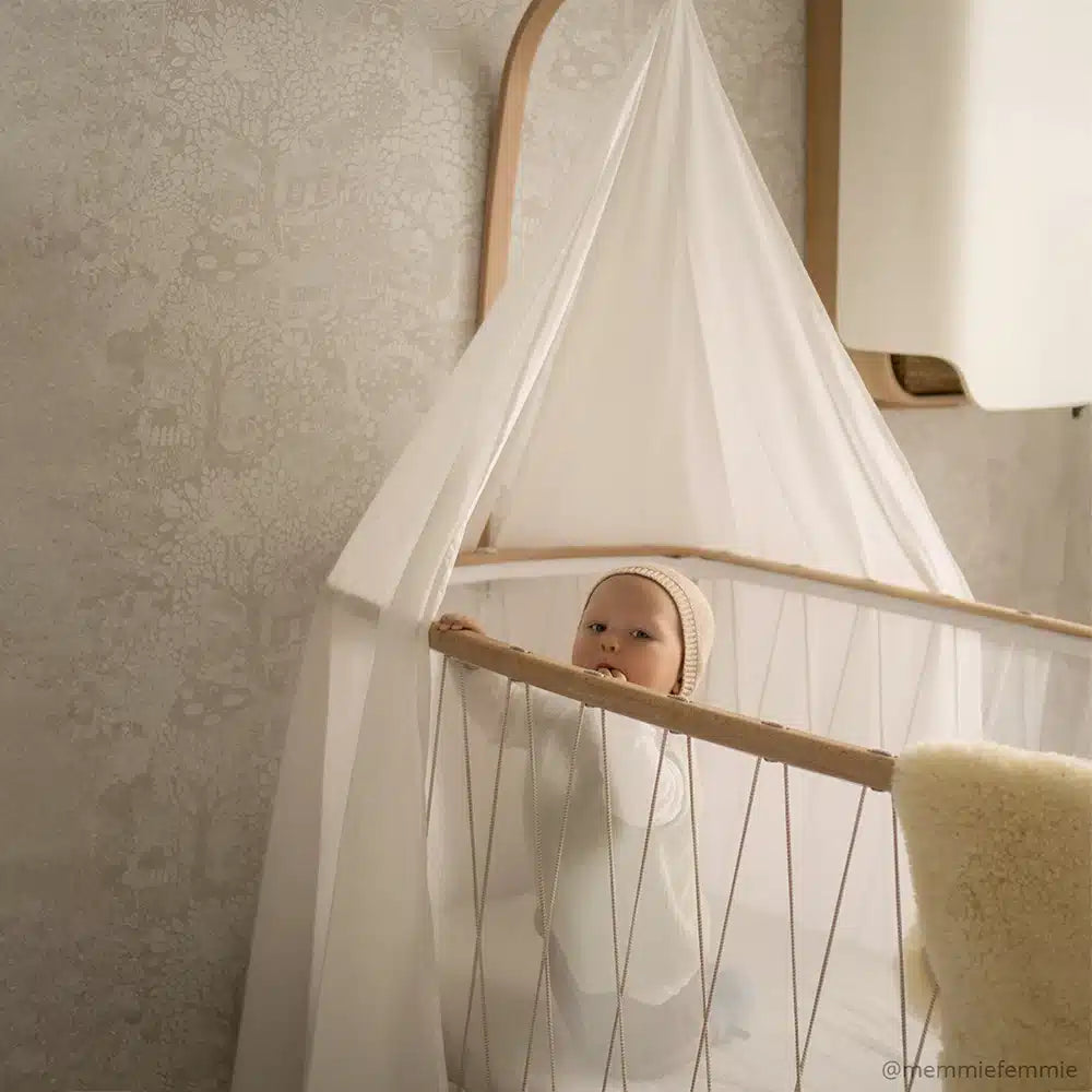 White Veil Canopy For Kimi Baby Bed