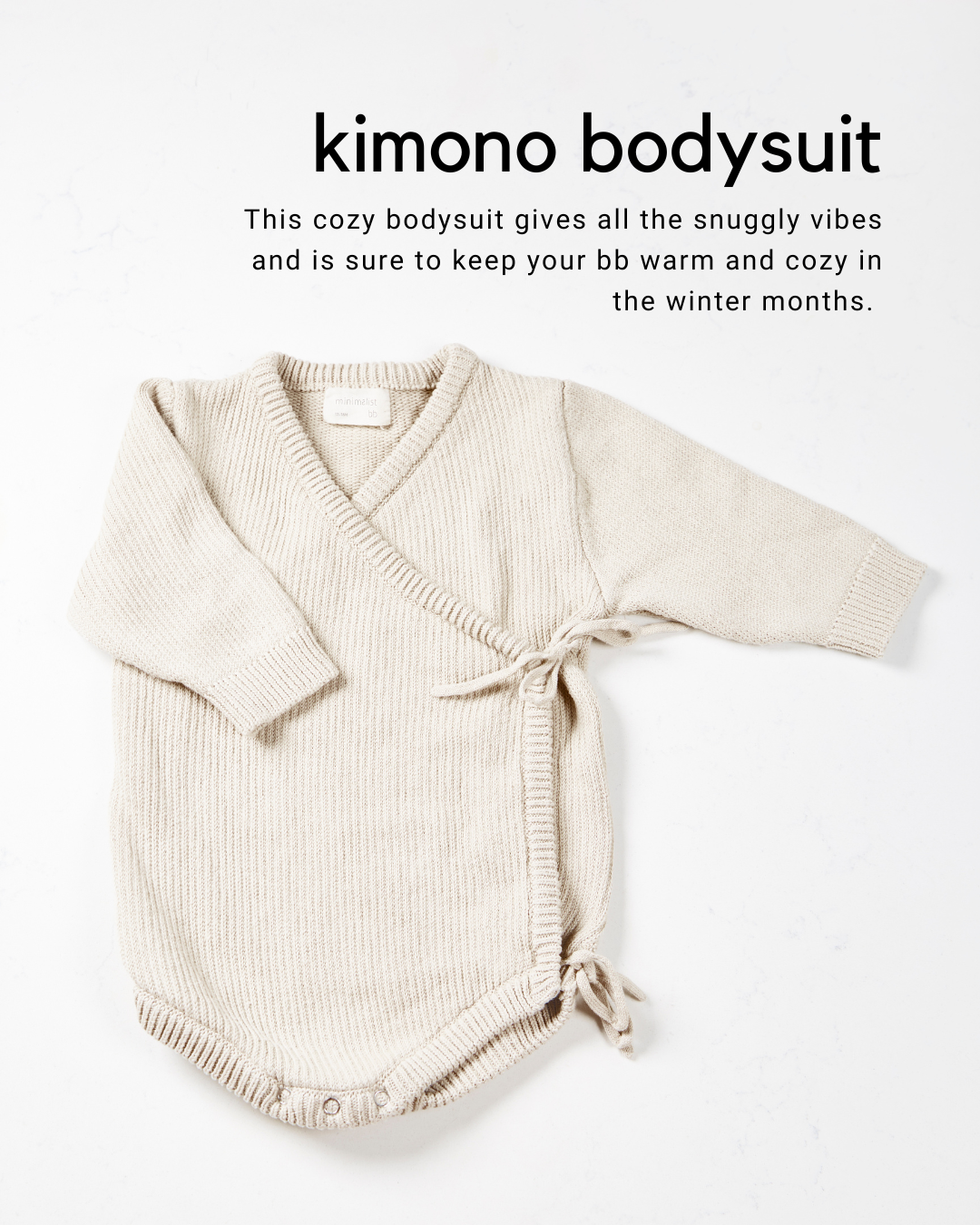 Knit Kimono Bodysuit