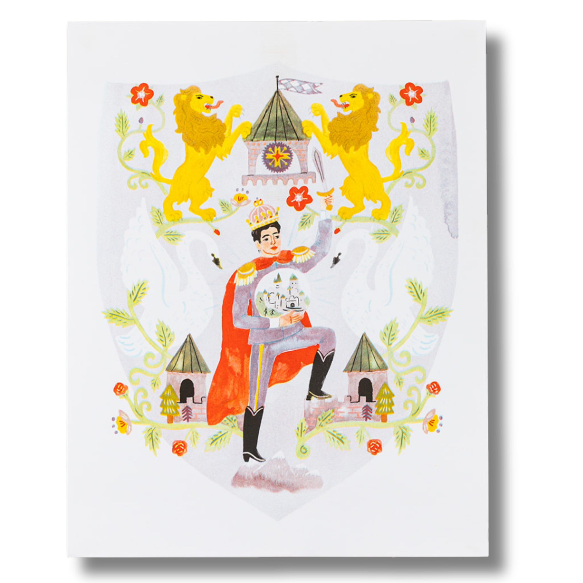 King Ludwig Ii Risograph Print