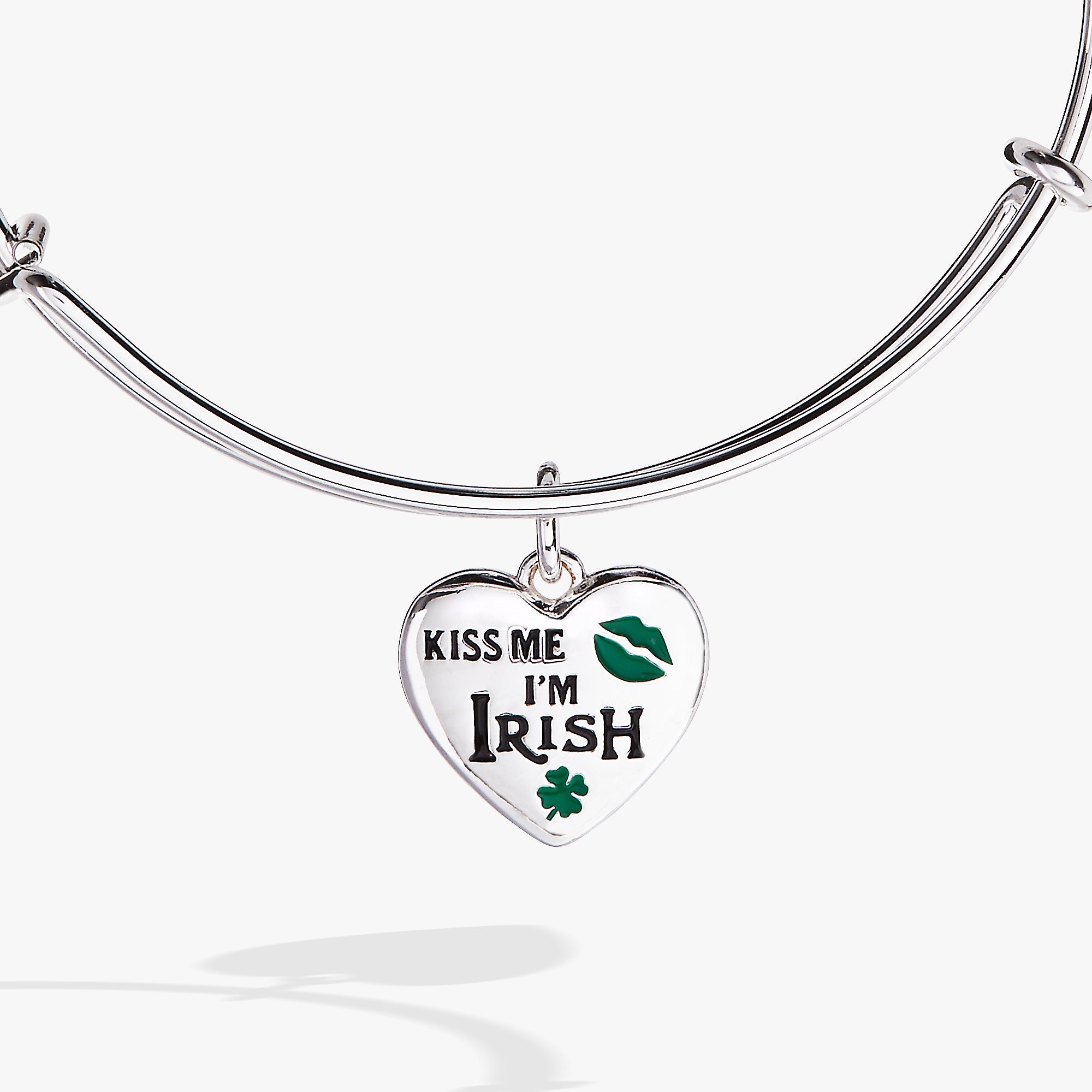 “kiss Me I’m Irish” Charm Bangle