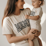 Cream Checkerboard Mama & Mini Matching Set | Mother Daughter Outfits