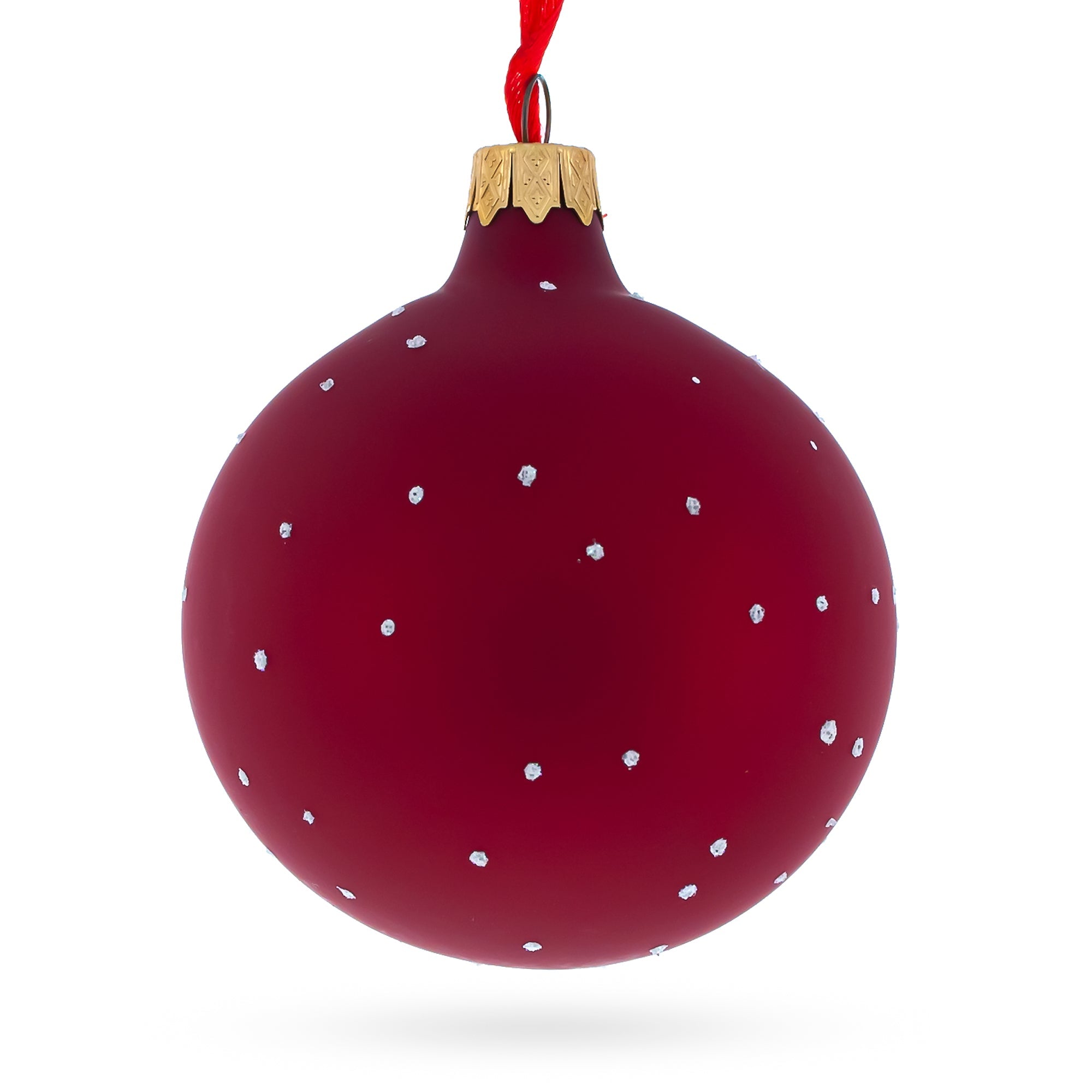 Caring Physical Therapist - Blown Glass Ball Christmas Ornament 3.25 Inches