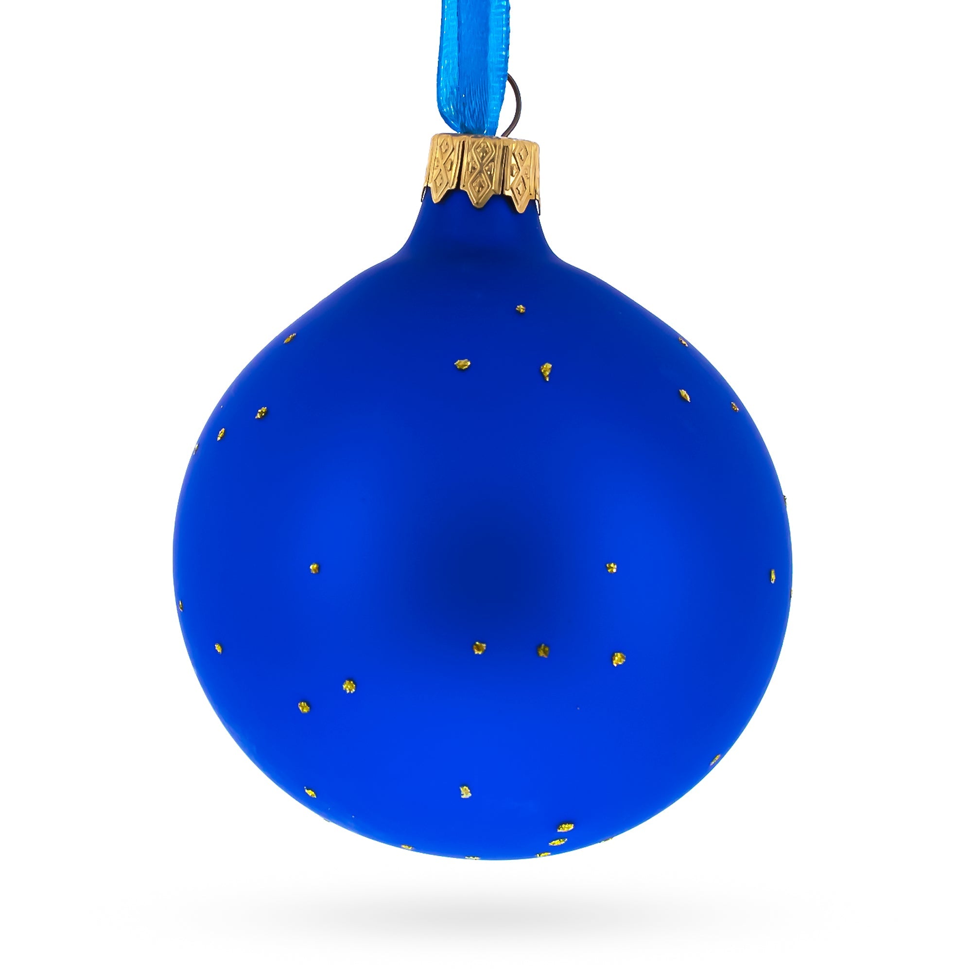 Desk & Diplomacy: Receptionist - Office Secretary Blown Glass Ball Christmas Ornament 3.25 Inches