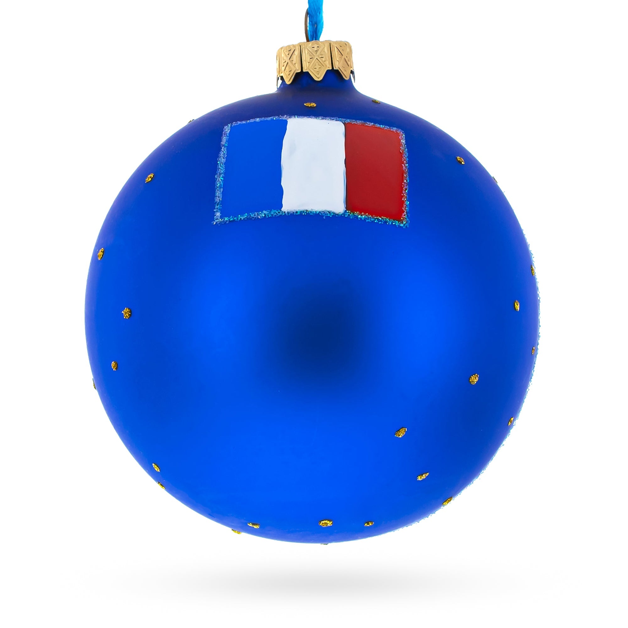 Notre-dame De Paris, France Glass Ball Christmas Ornament 4 Inches