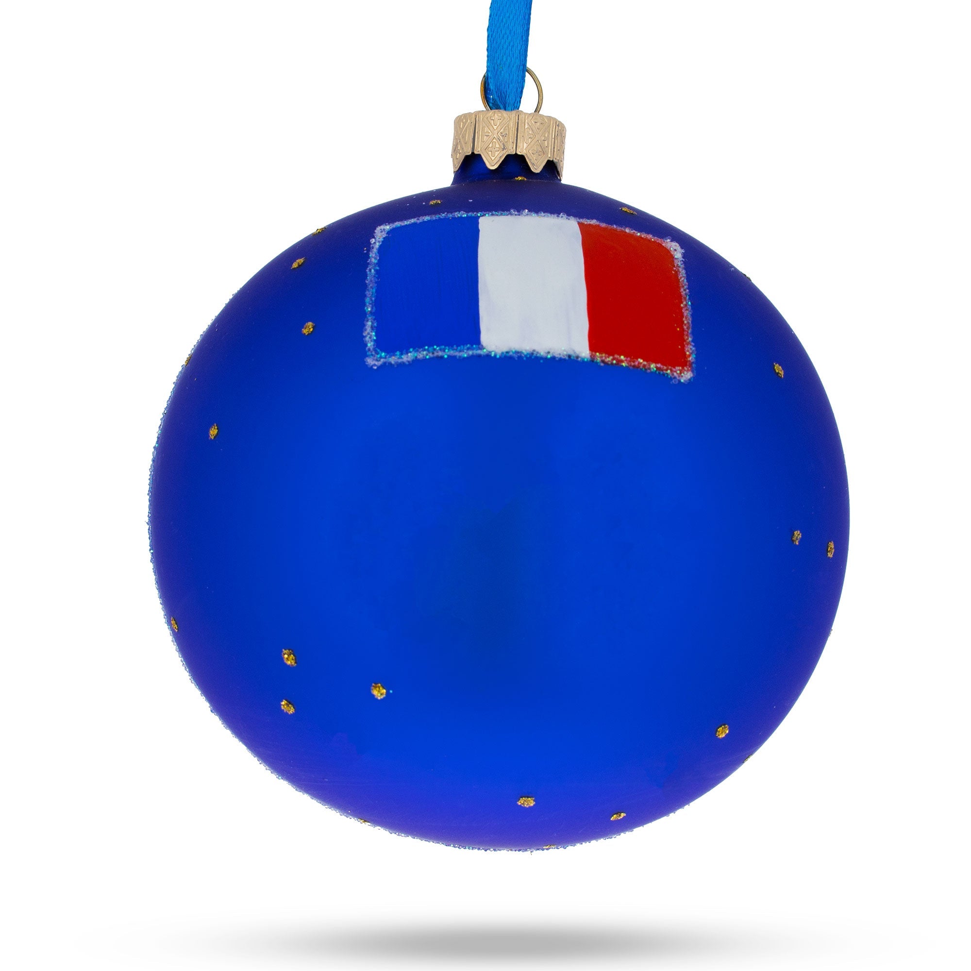 Louvre Museum, Paris, France Glass Ball Christmas Ornament 4 Inches