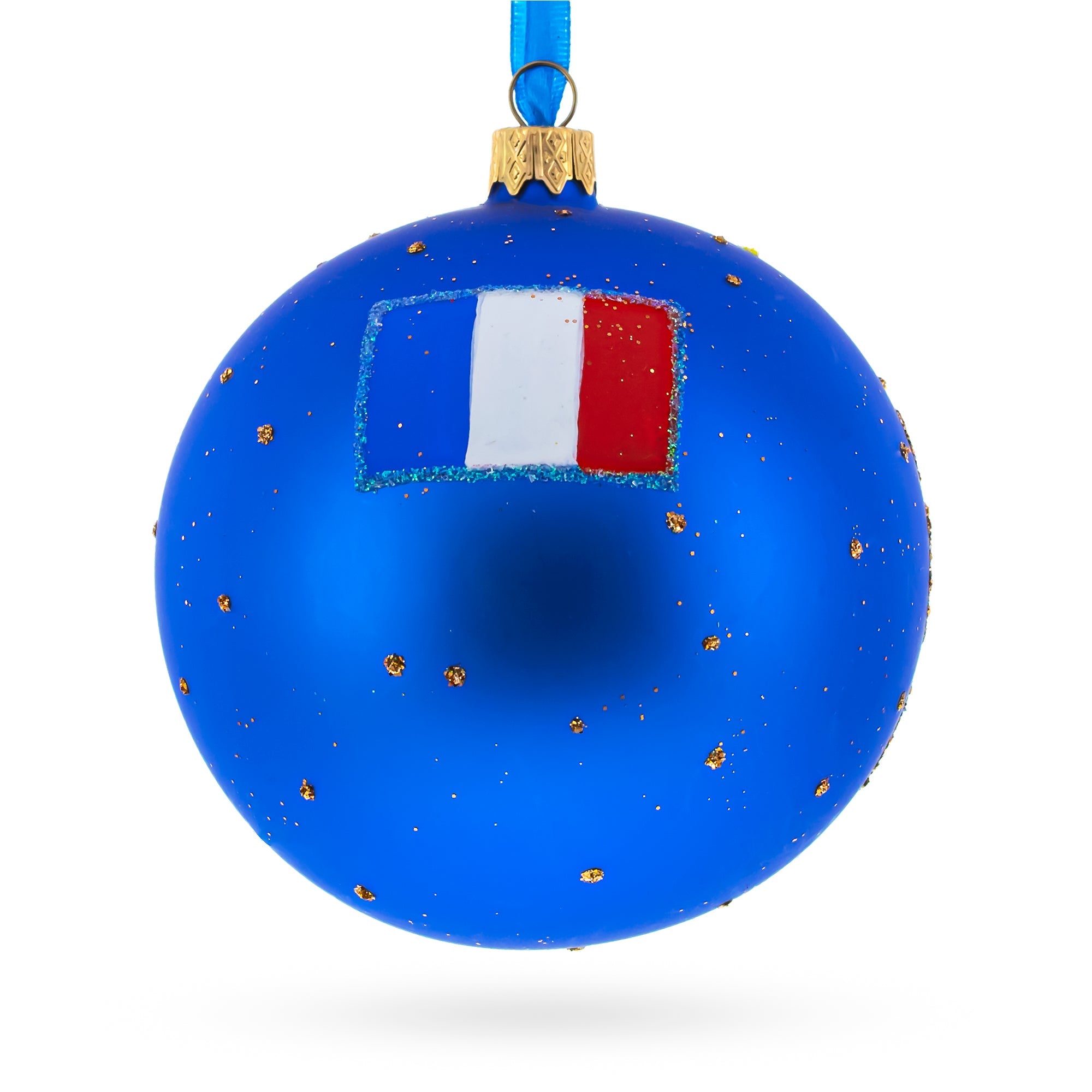 Paris, France Glass Ball Christmas Ornament 4 Inches