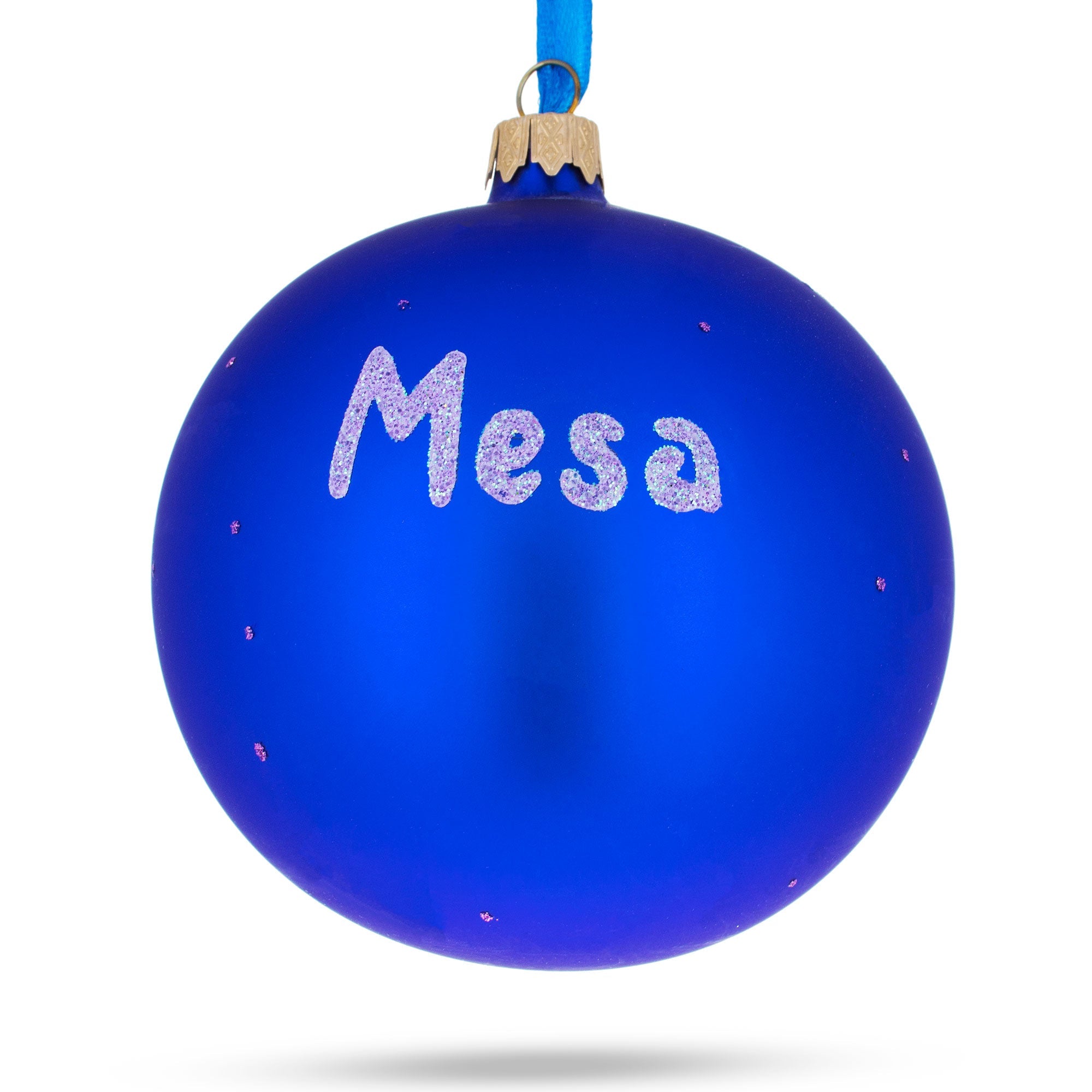 Mesa, Arizona, Usa Glass Ball Christmas Ornament 4 Inches