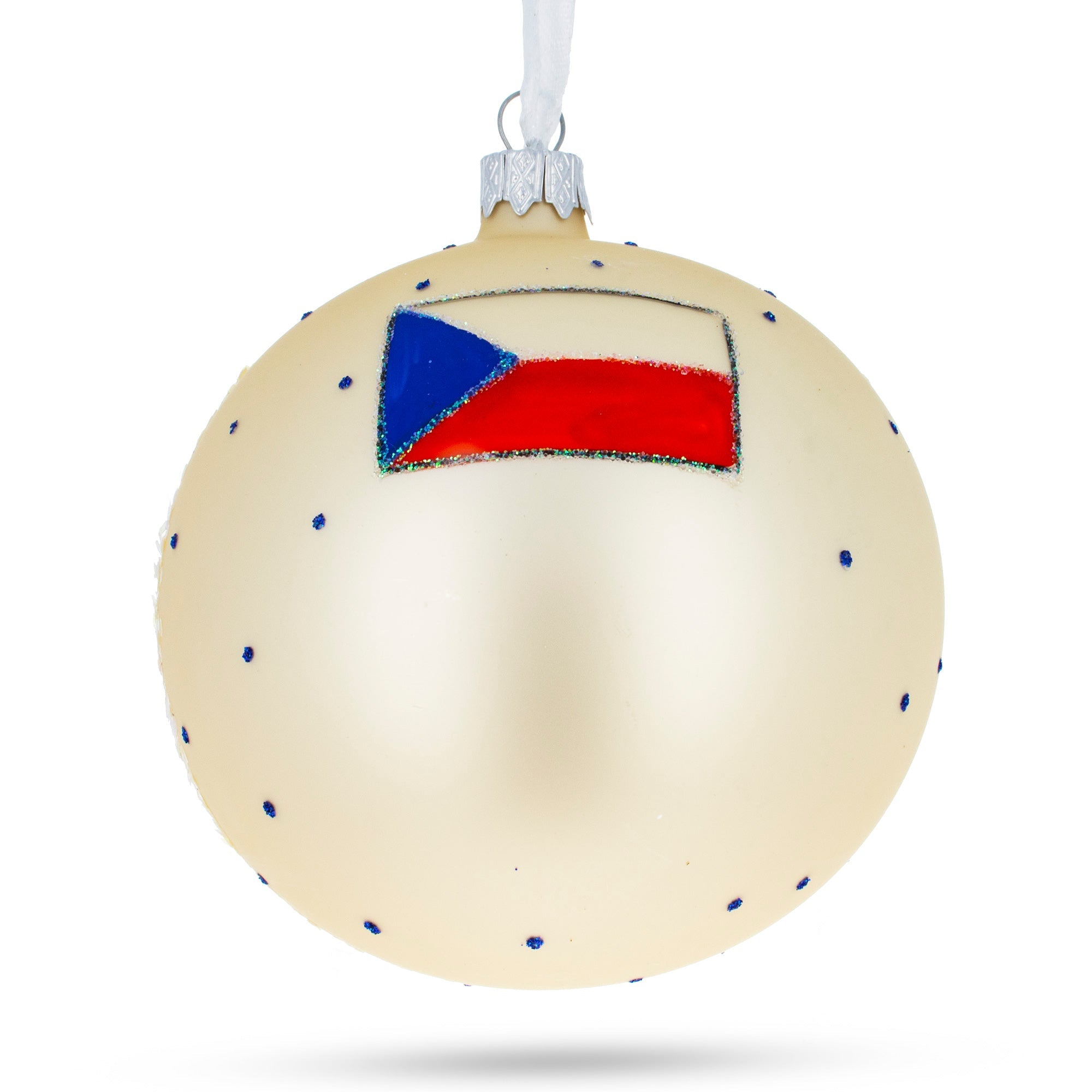 Karluv Most, Prague, Czech Republic Glass Ball Christmas Ornament 4 Inches