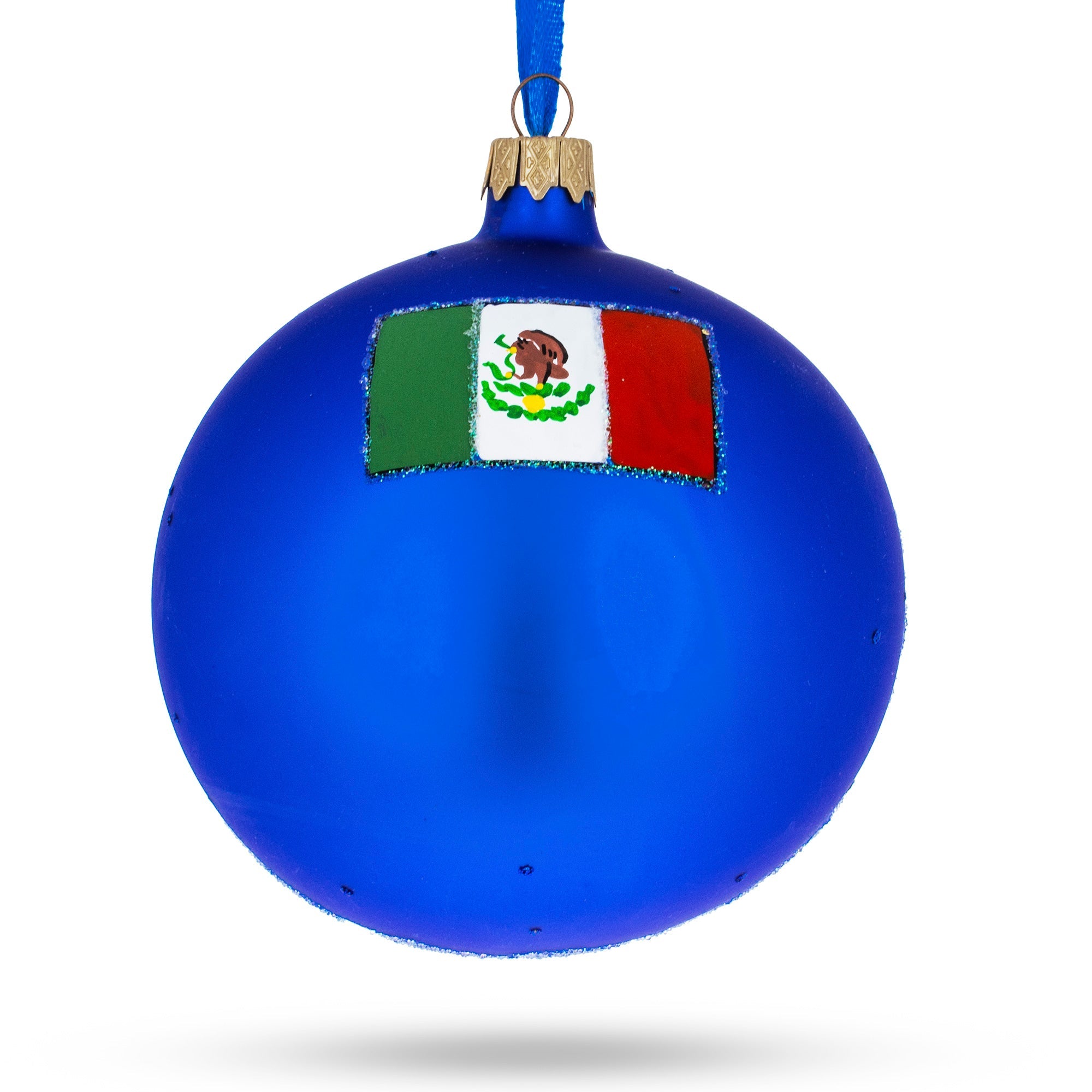 Cancun, Mexico Glass Ball Christmas Ornament 4 Inches